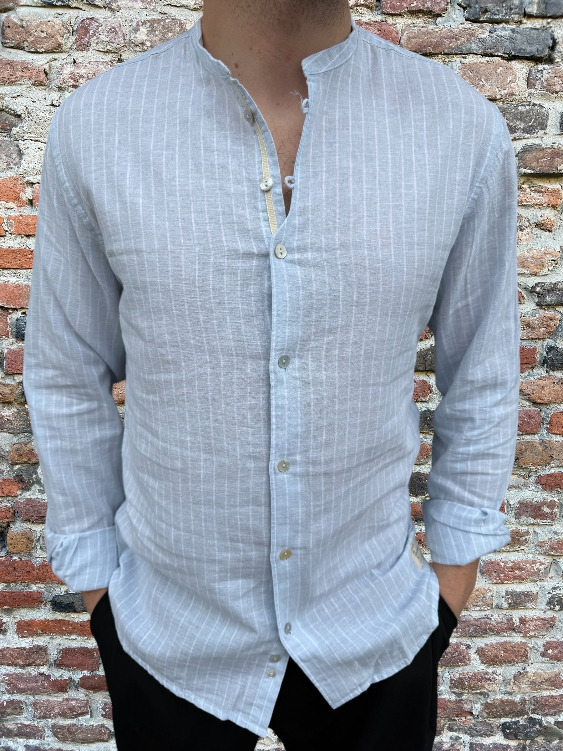 Camicia Over-D Coreana Riga Polvere C13 (11912853029204)