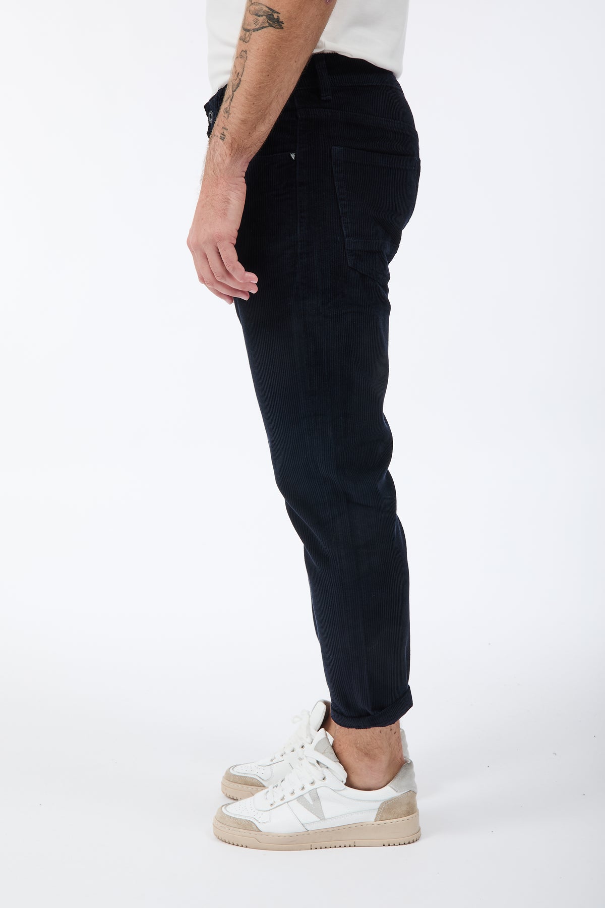 Pantalone Gianni Lupo Velluto Navy 6227