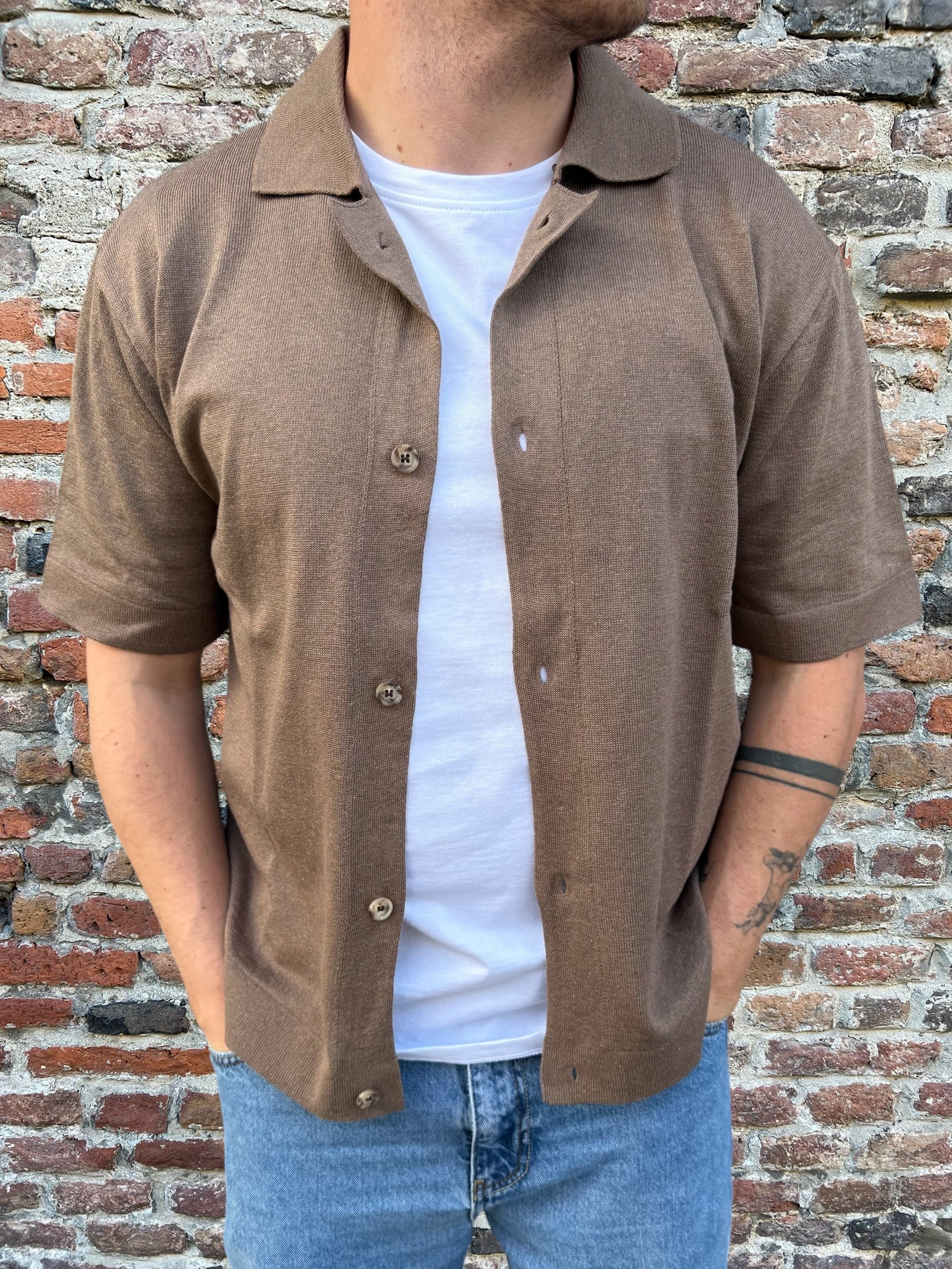 Camicia Polo Berna Cacao 405 (12061632201044)
