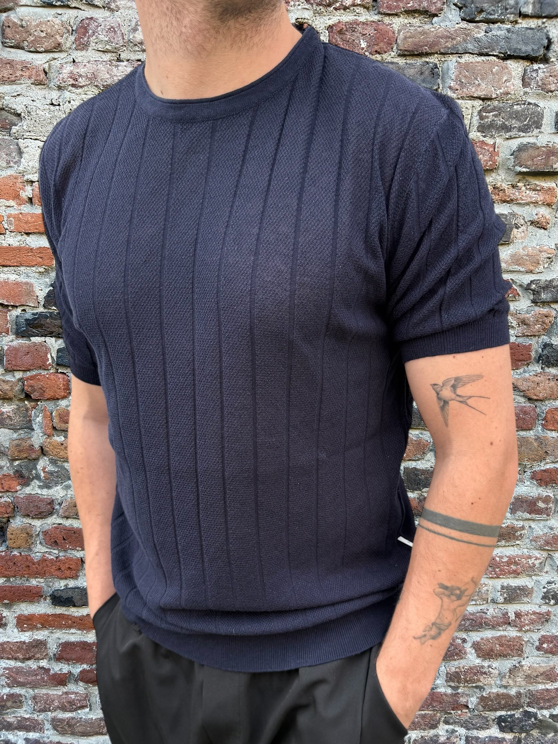 T-shirt Hamaki-Ho Rigata Blu 3148 (12068500013396)