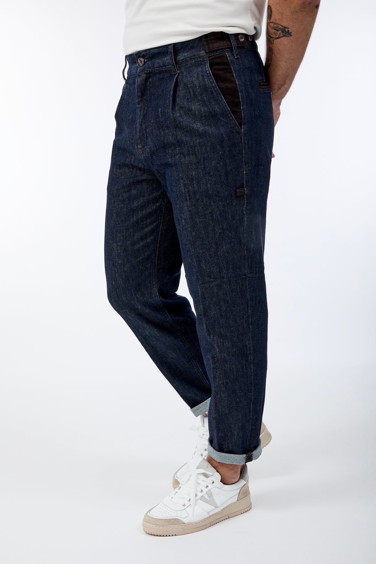 Jeans Berna Inserti Velluto 513