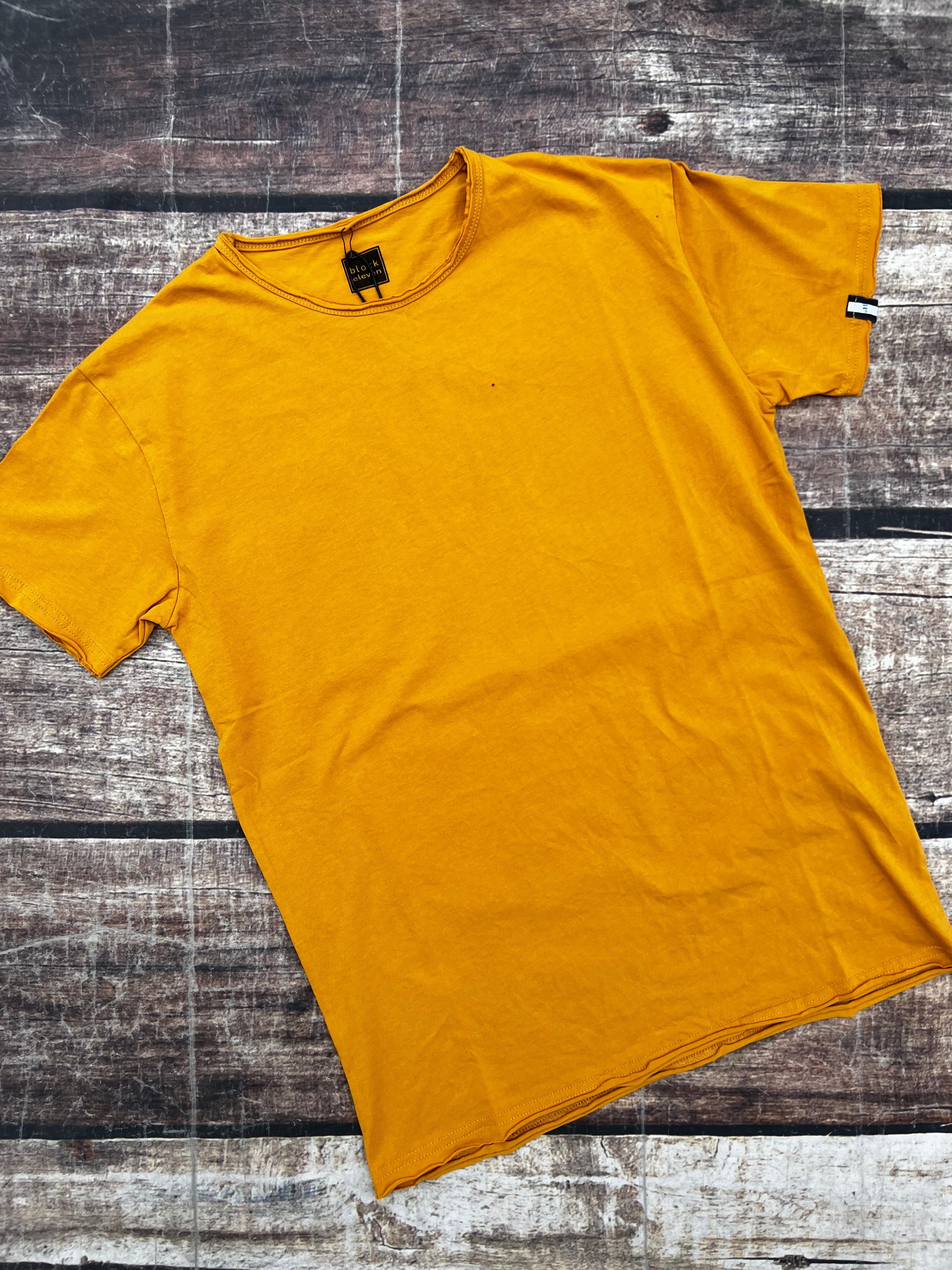 T-shirt Block Eleven Basica Senape (11889449402708)