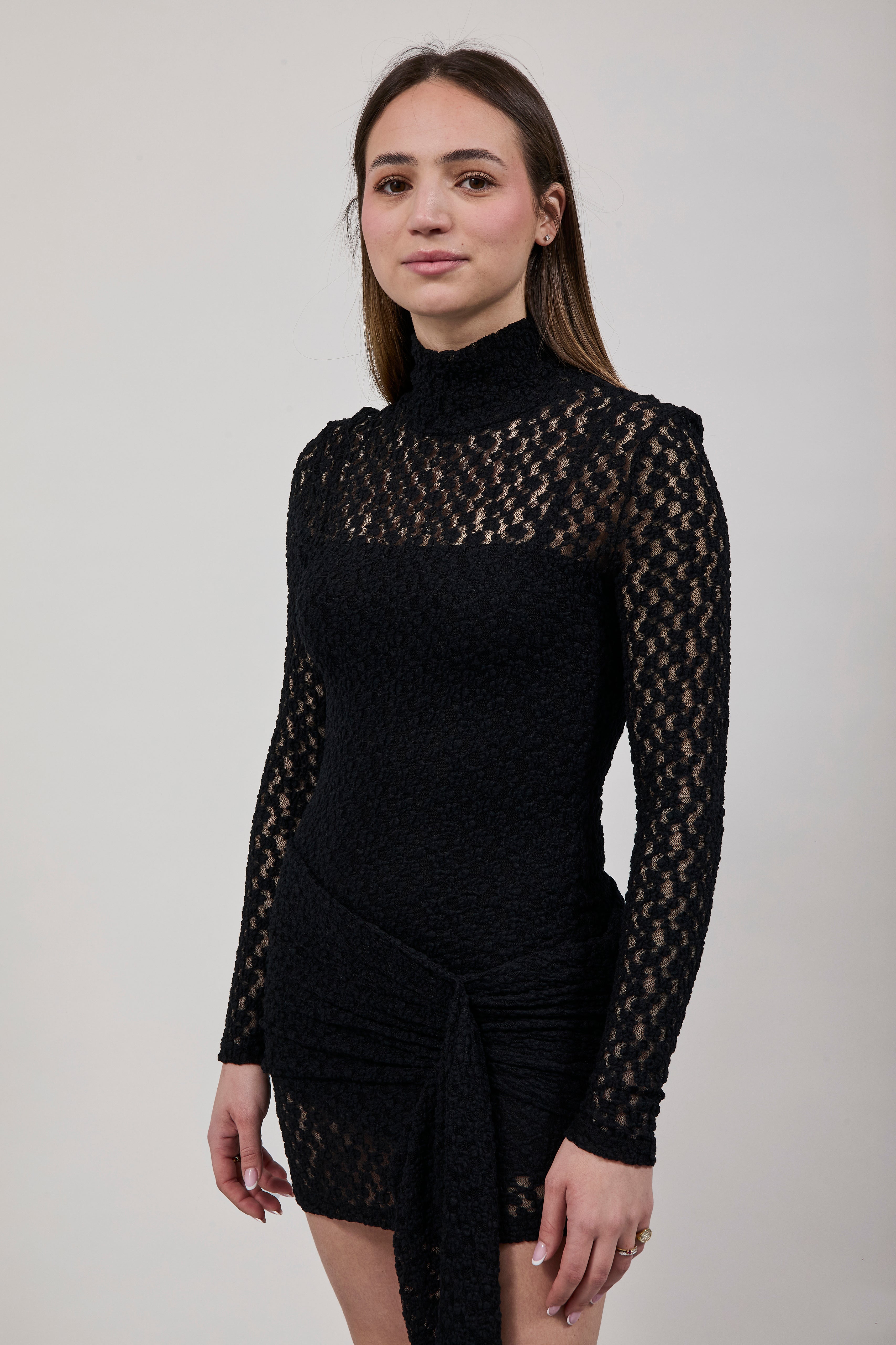 Abito Lumina Pizzo Nero