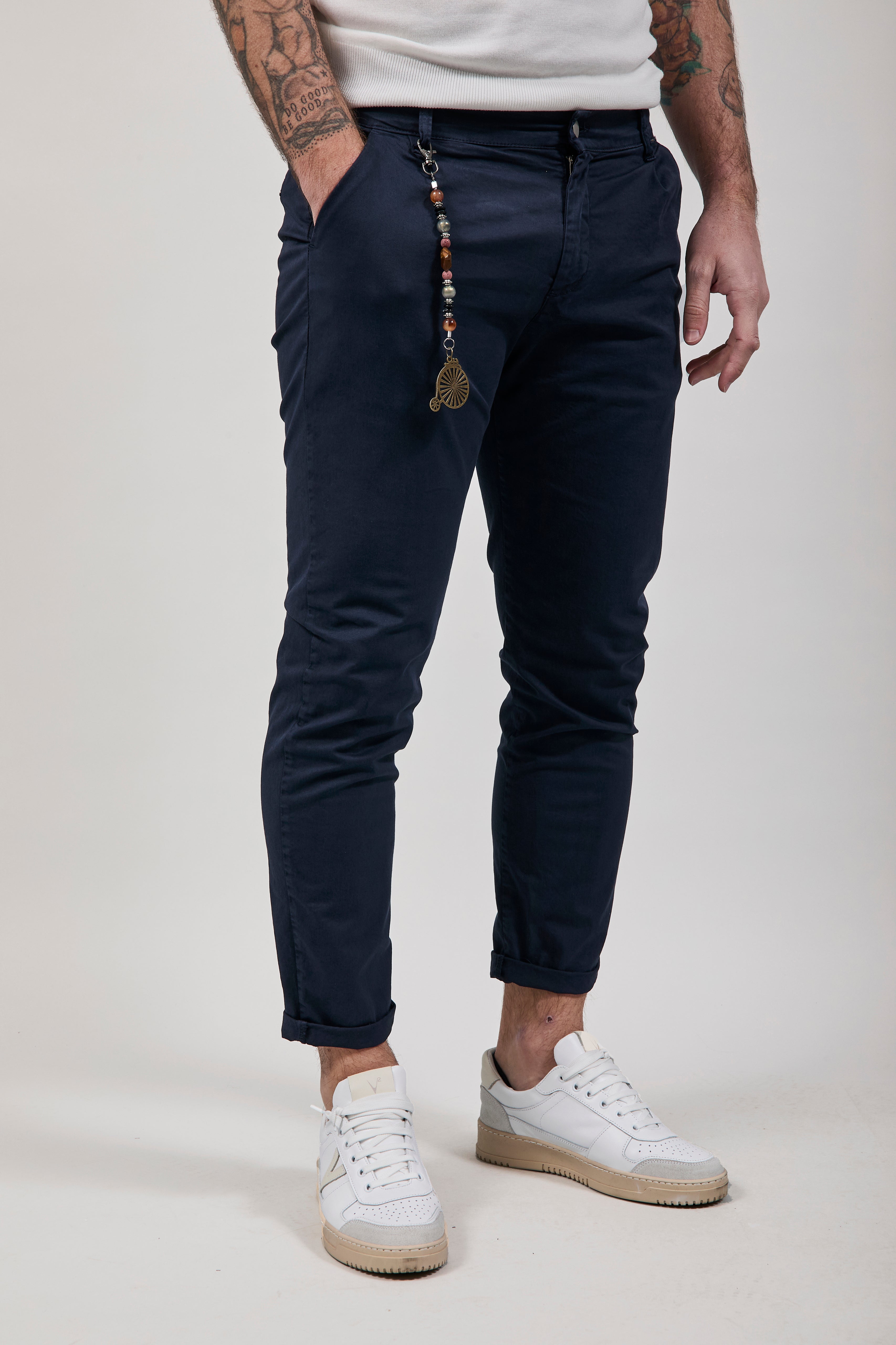 Pantalone Over-d Blu P63