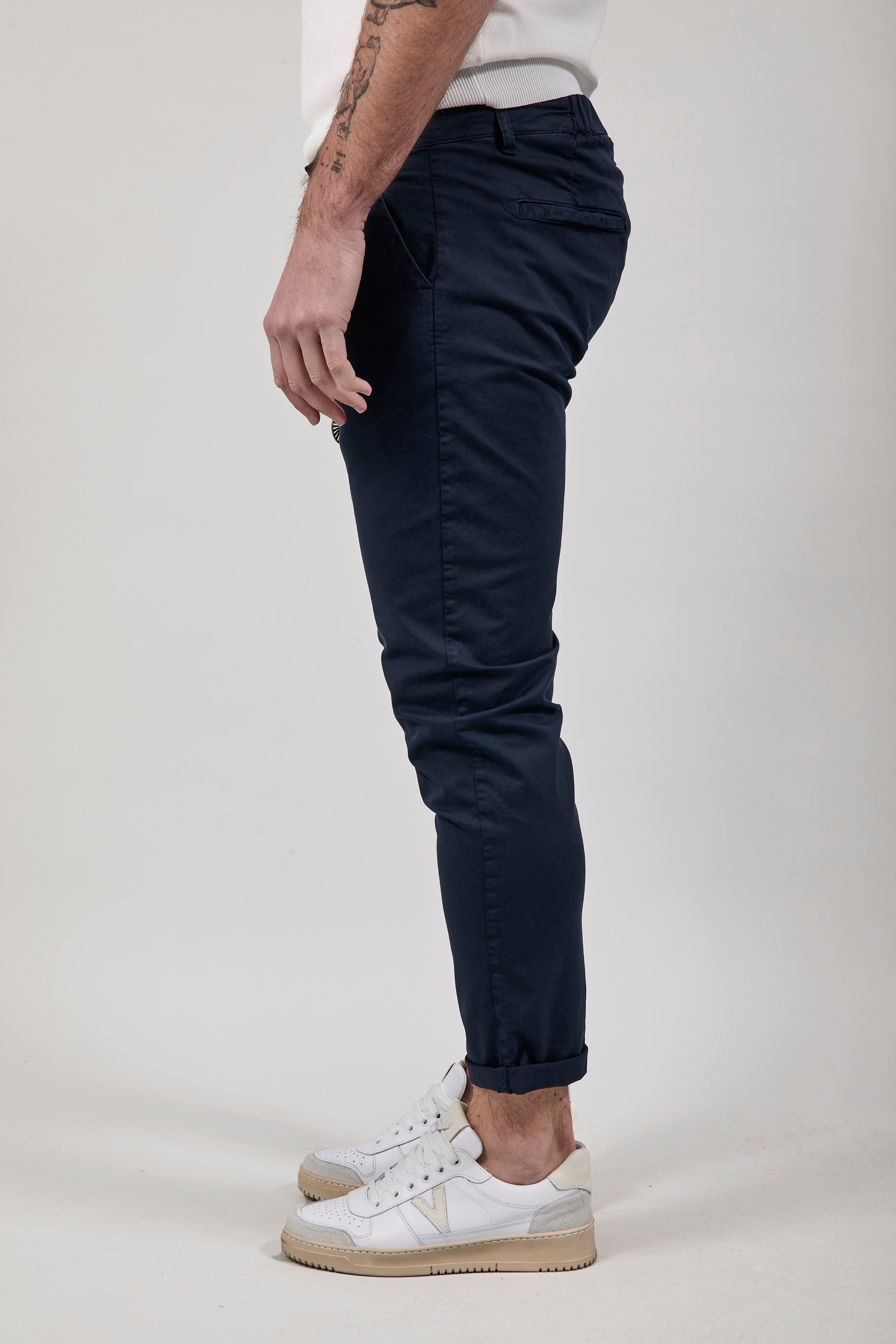 Pantalone Over-d Blu P63