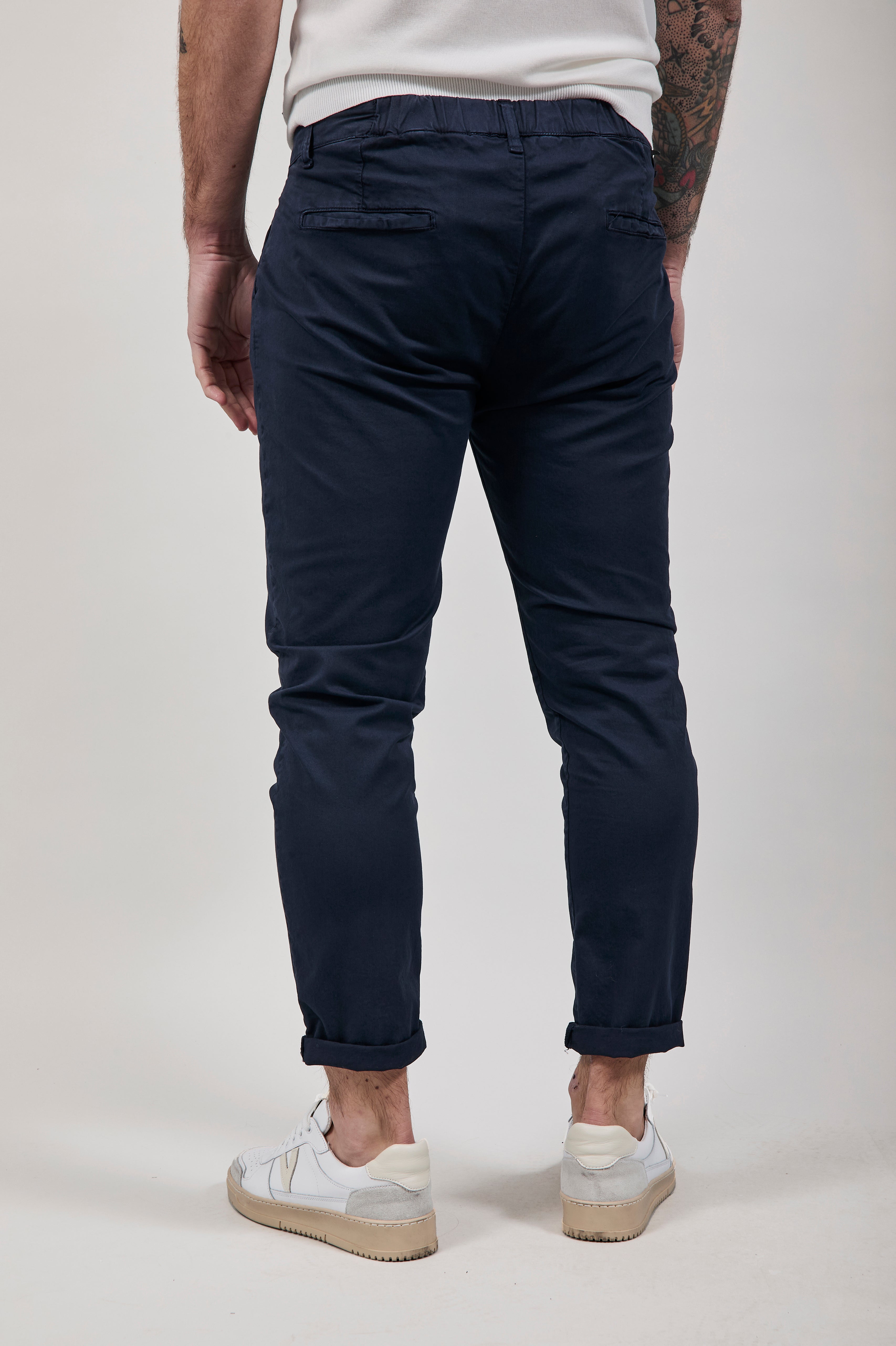 Pantalone Over-d Blu P63