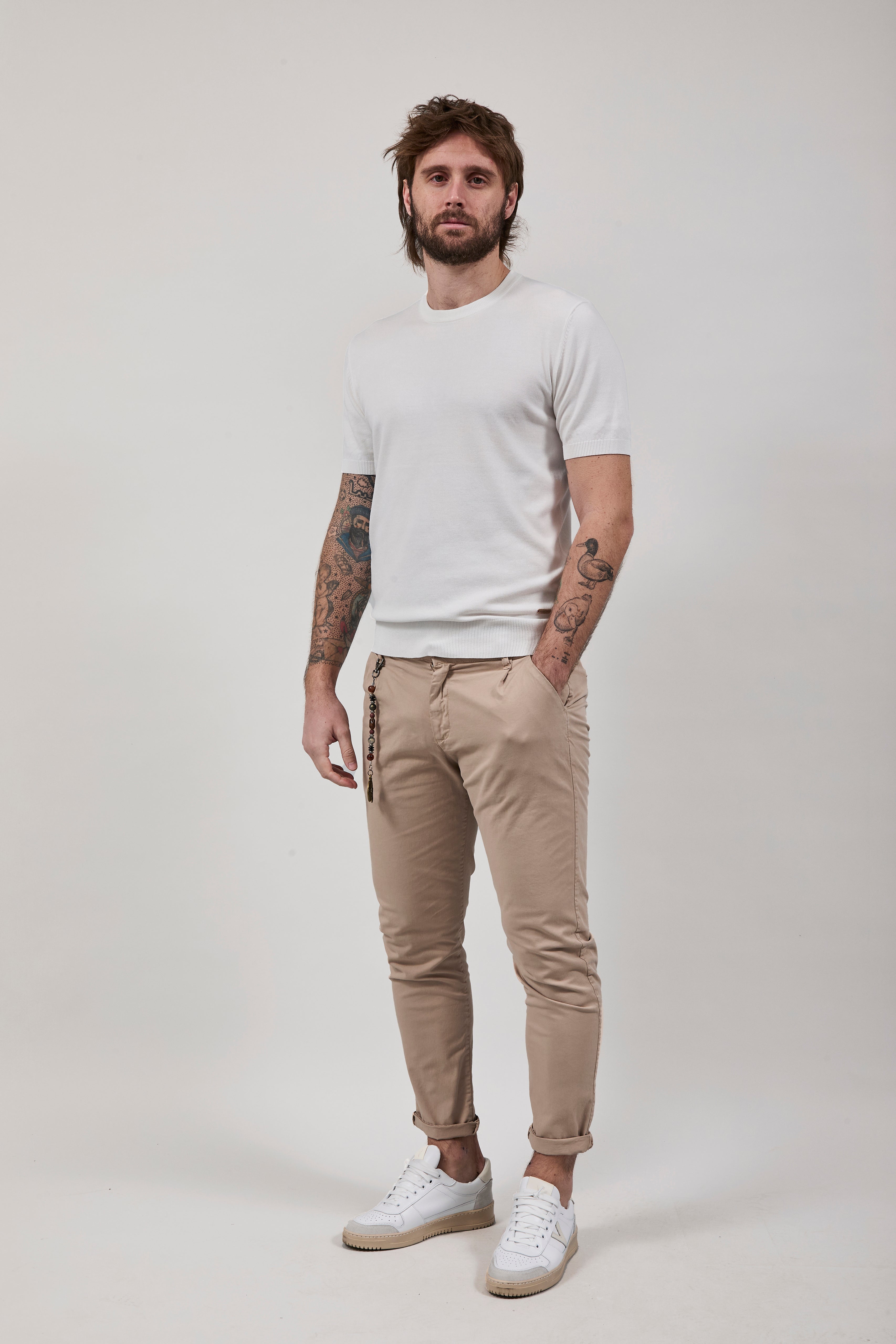 Pantalone Over-d Beige P63