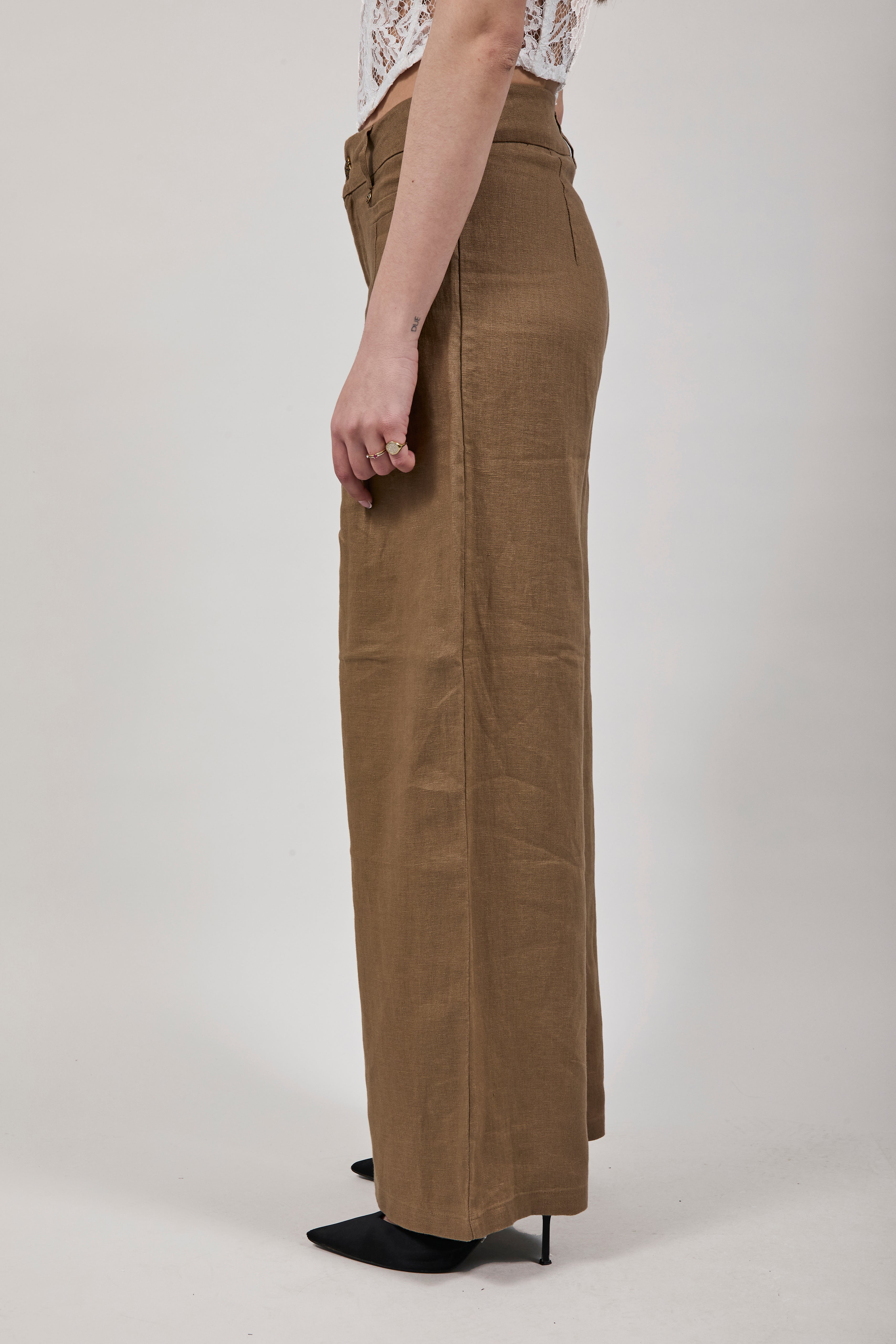 Pantalone Gianni Lupo Marrone 7006
