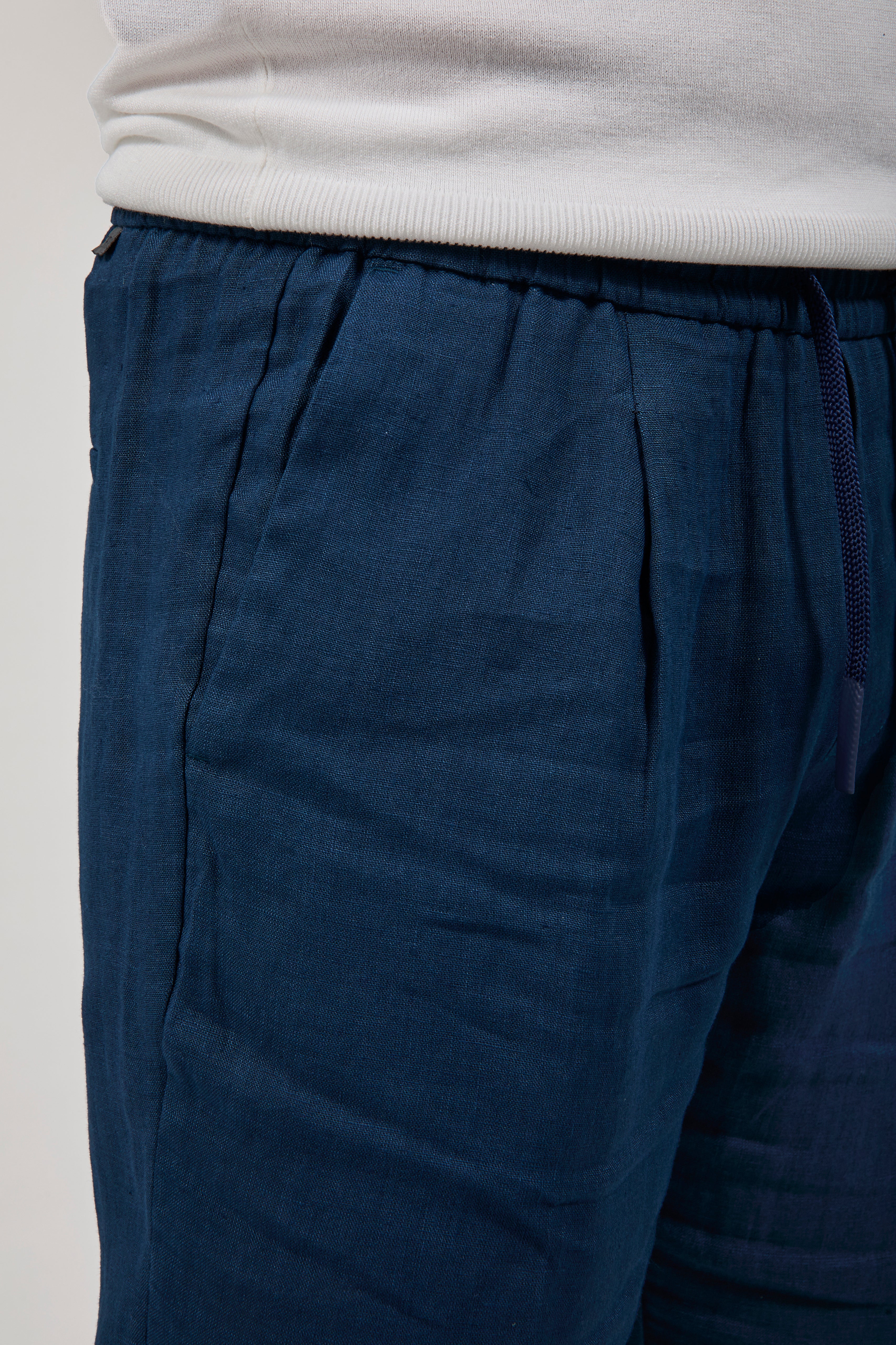 Pantalaccio Over-d Lino Blu P75