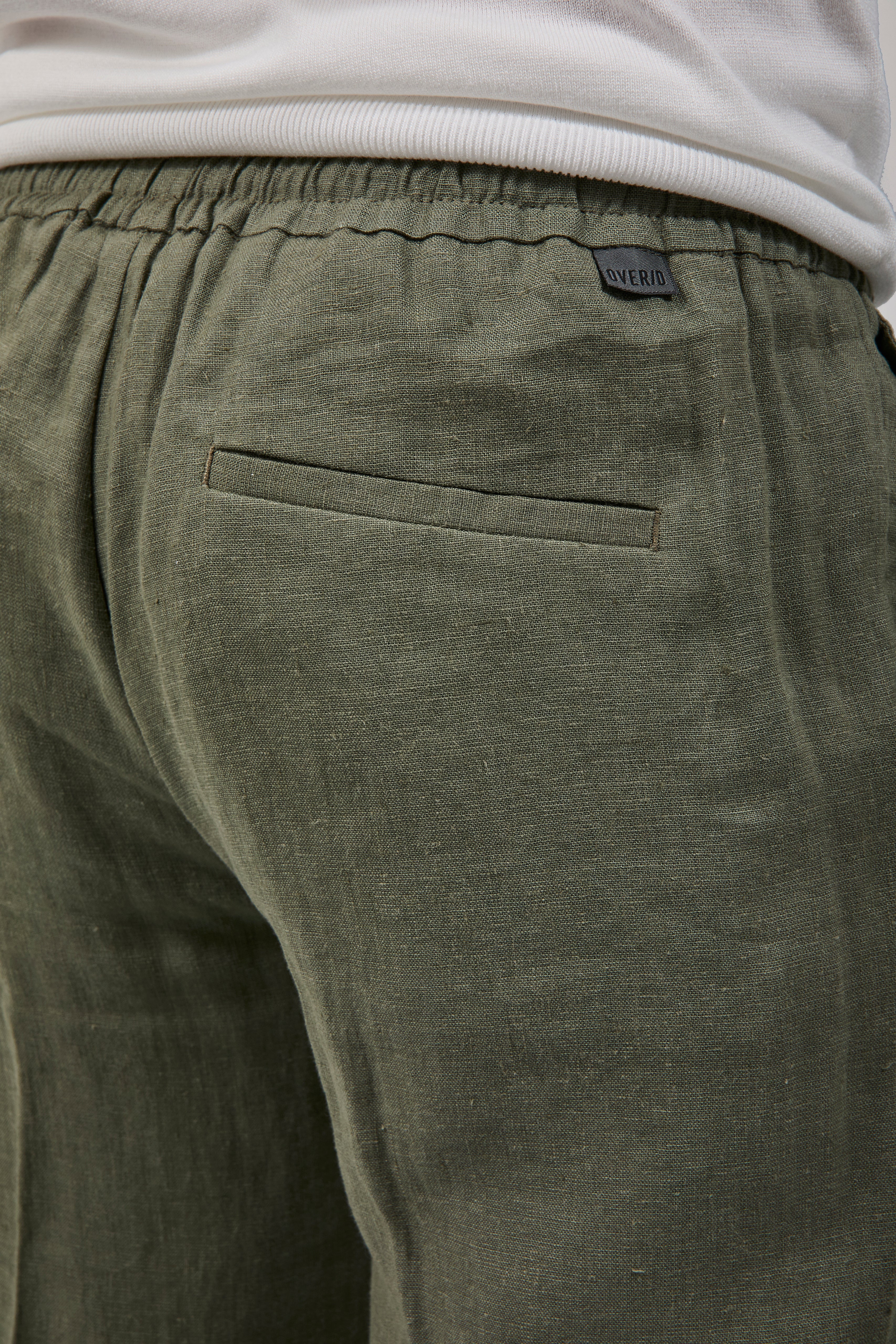 Pantalaccio Over-d Lino Verde P75