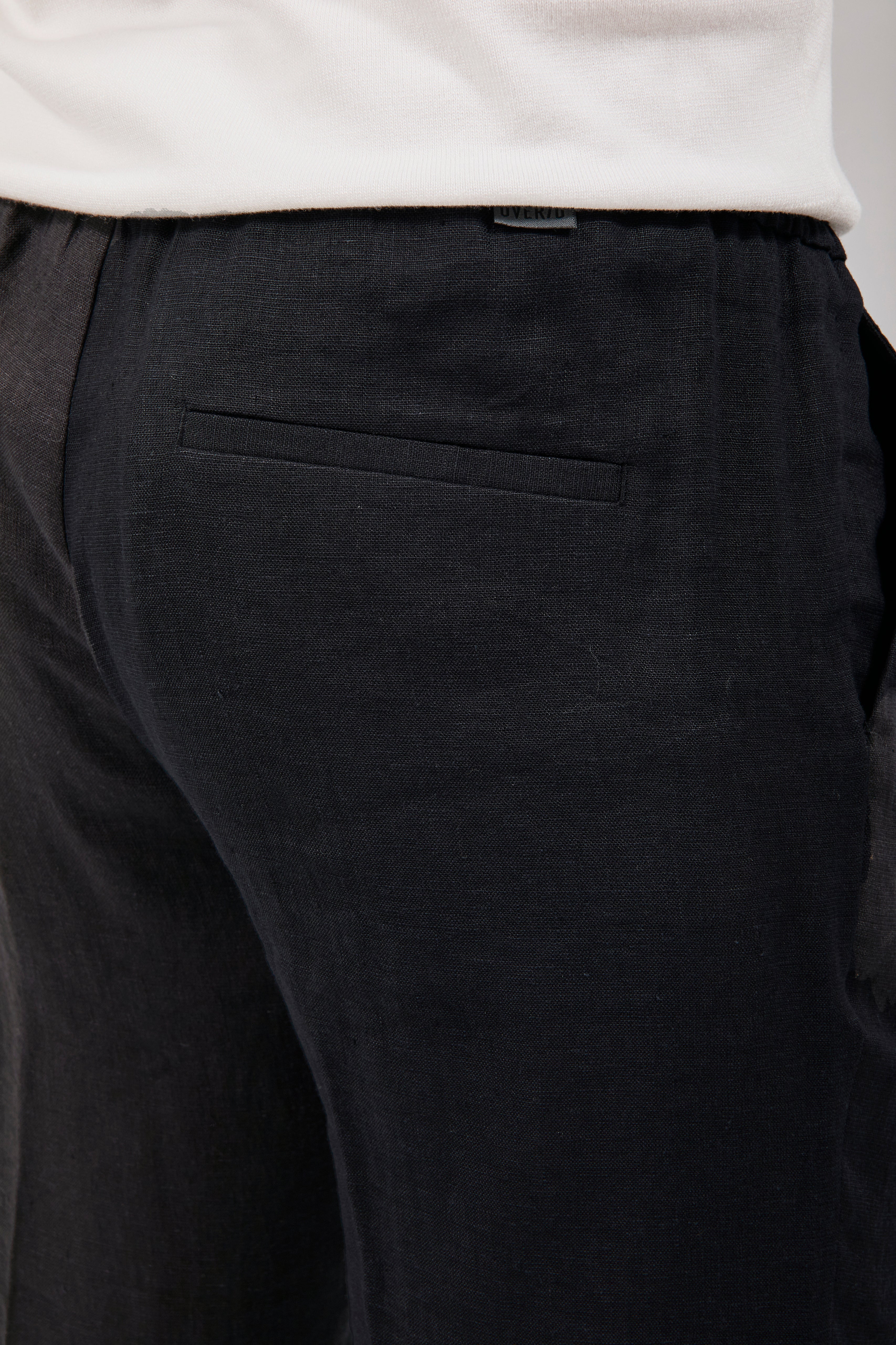 Pantalaccio Over-d Lino Nero P75