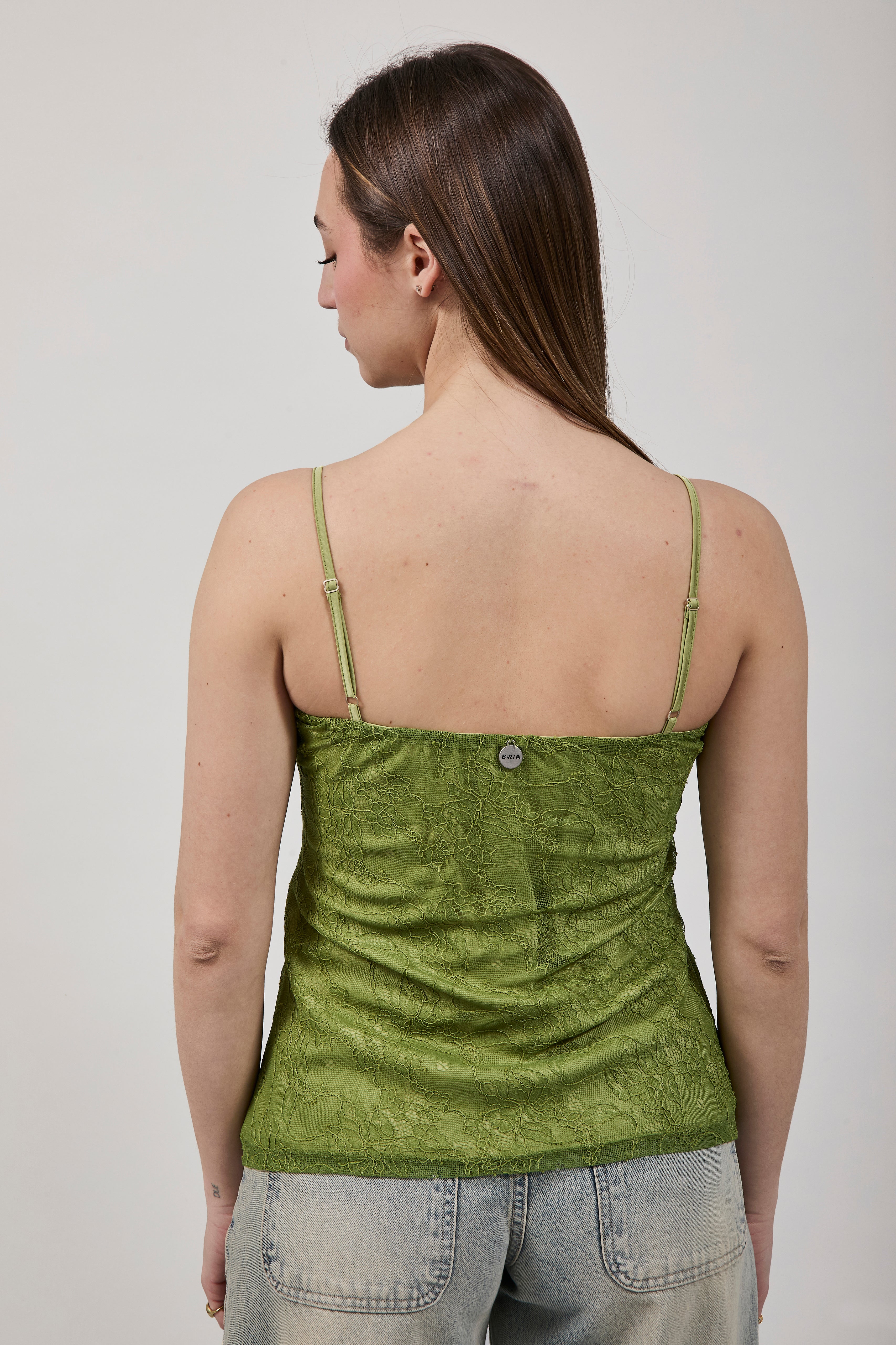Canotta Berna Pizzo Rouches Verde