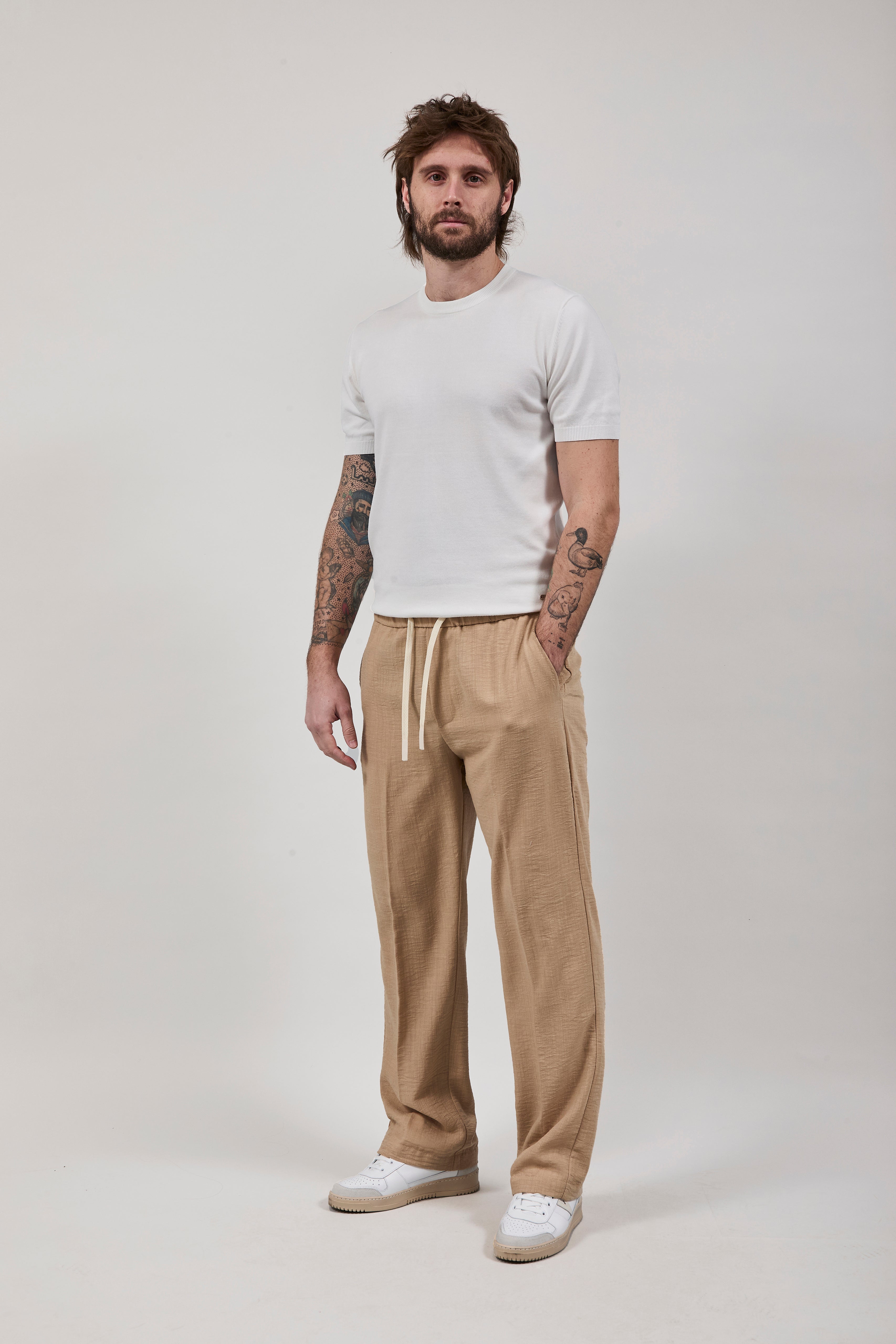 Pantalaccio Over-d Beige P49