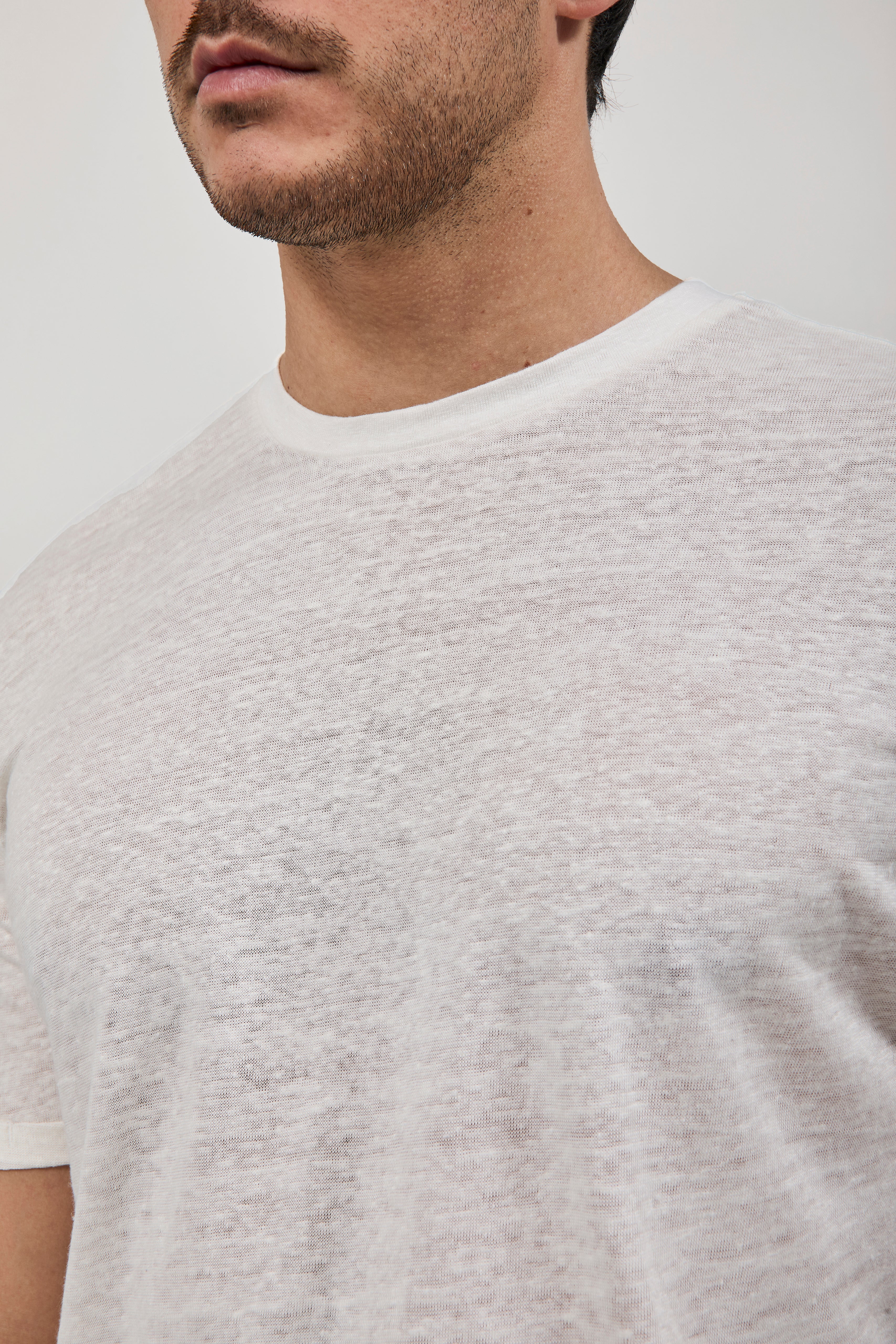 T-shirt Gianni Lupo Lino Bianco 087