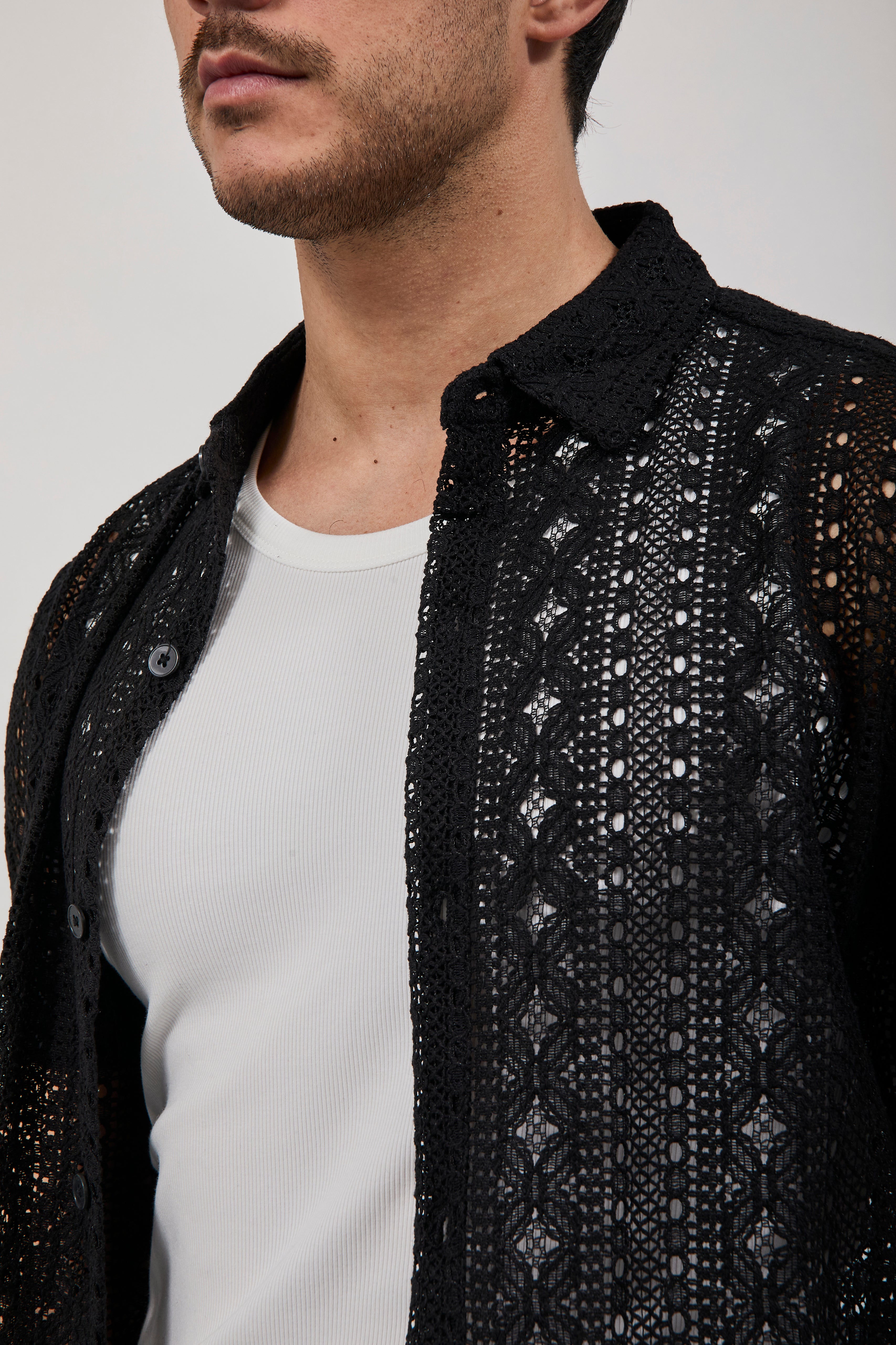 Camicia Gianni Lupo Nera 6013