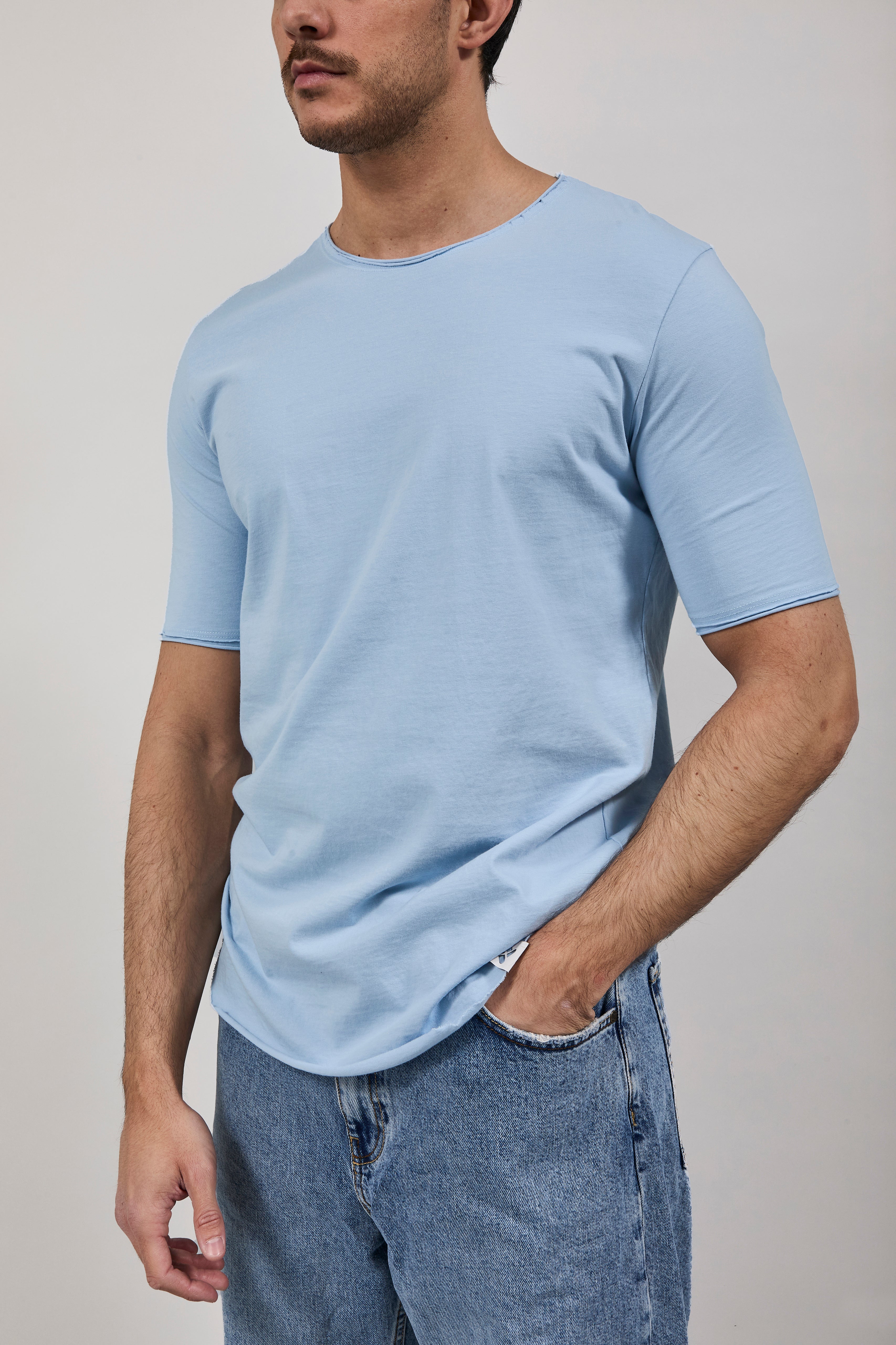 T-shirt Imperial Taglio vivo Azzurra