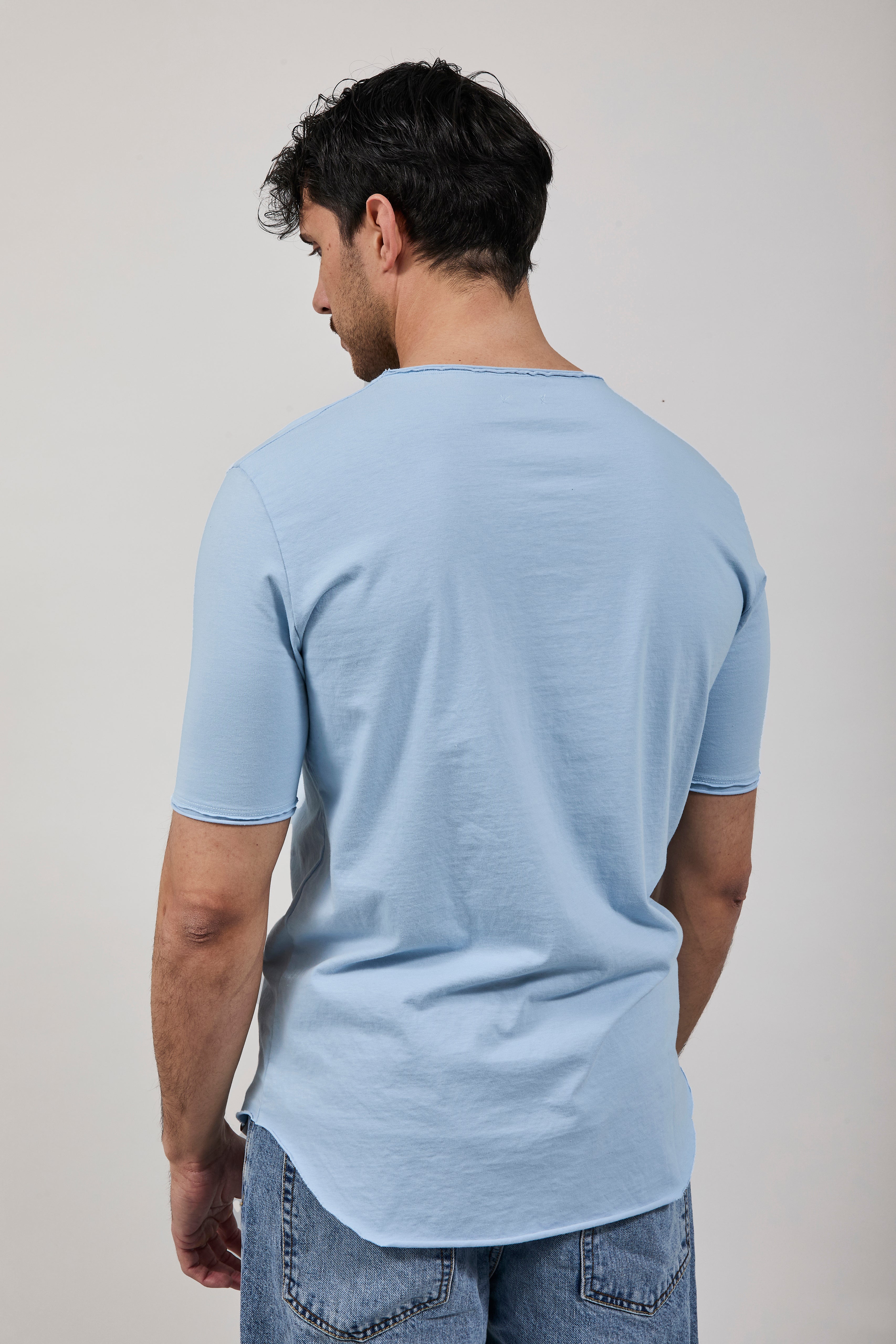 T-shirt Imperial Taglio vivo Azzurra