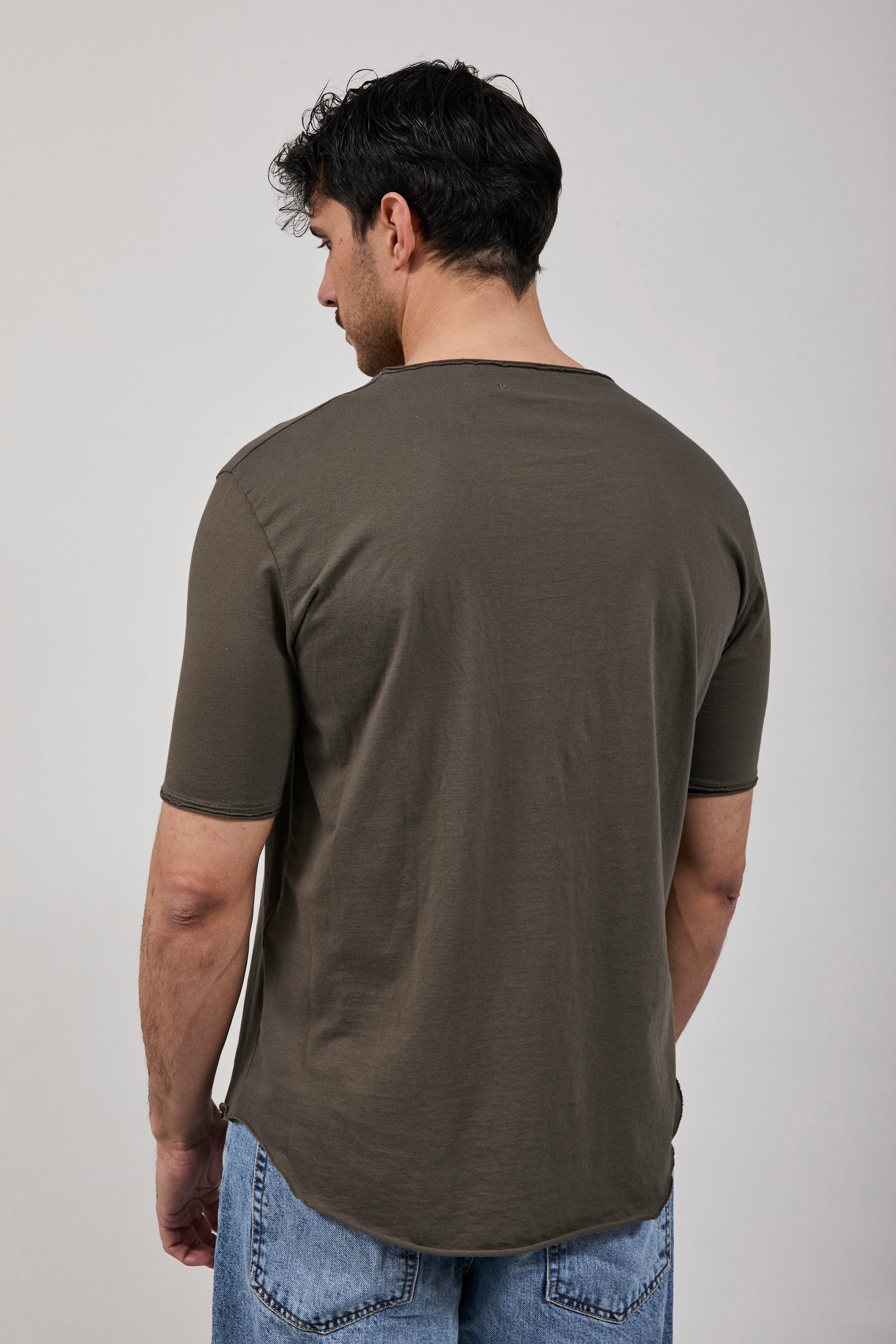 T-shirt Imperial Taglio vivo Verde Militare