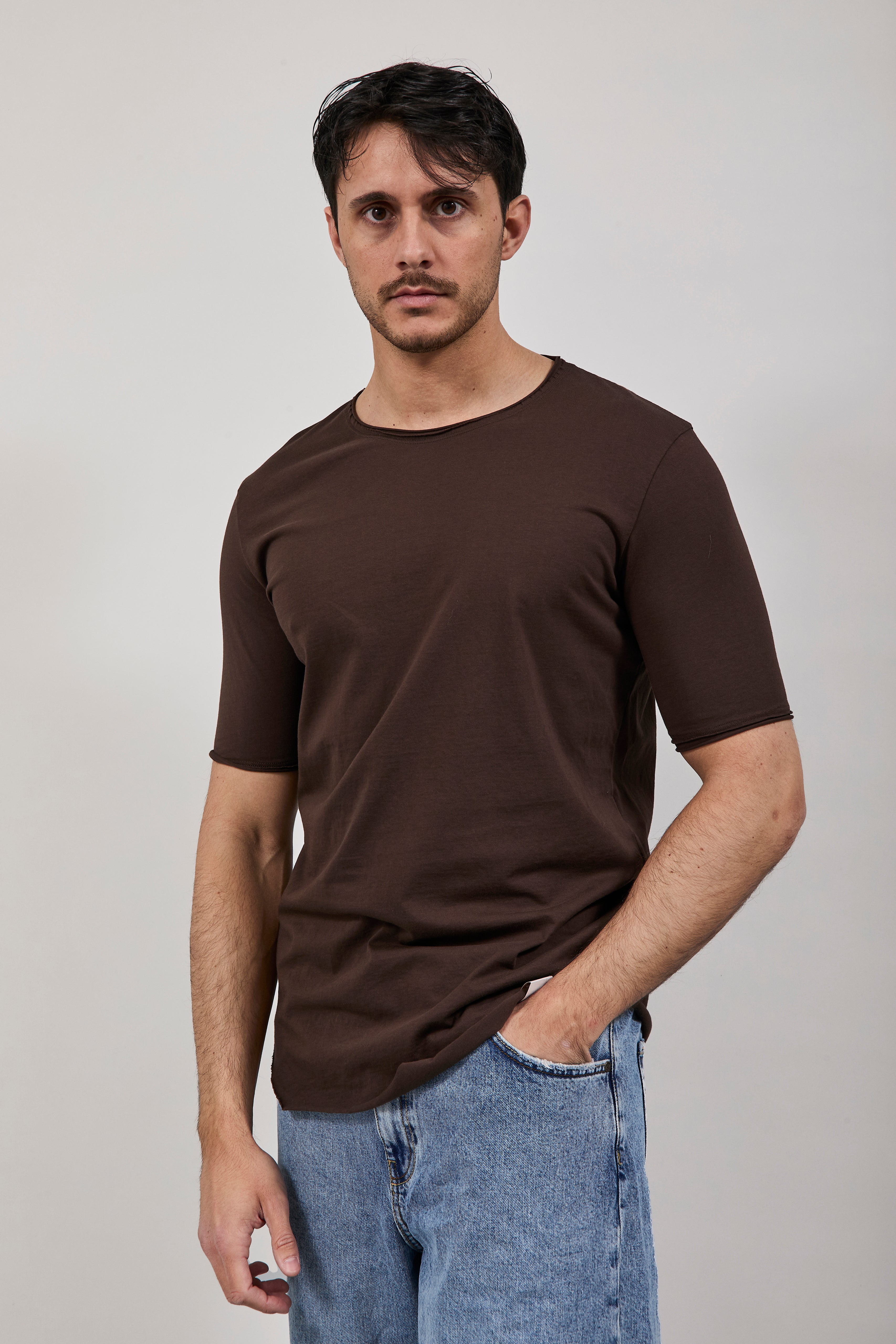 T-shirt Imperial Taglio vivo Moro