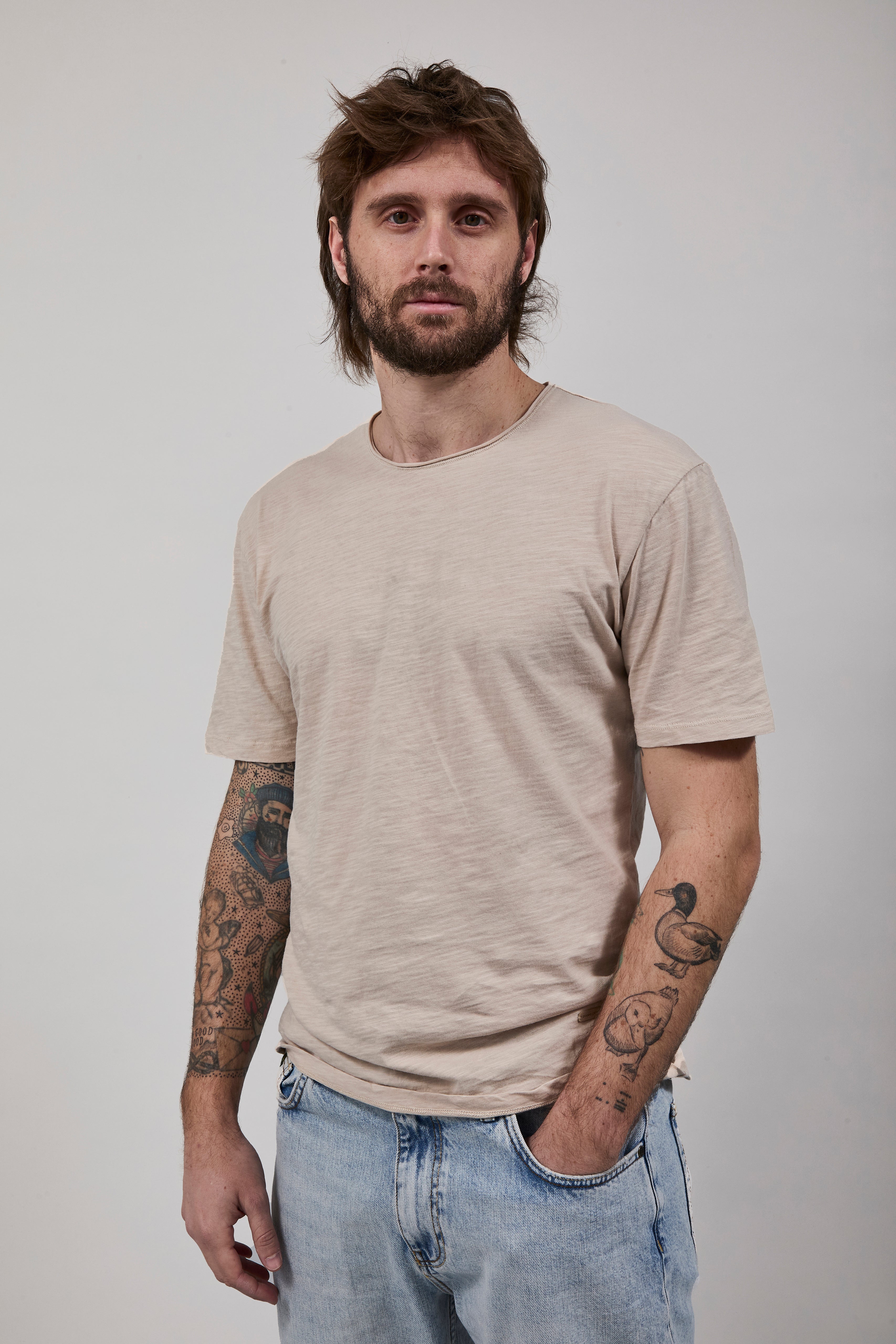 T-Shirt Gianni Lupo 1053 Beige