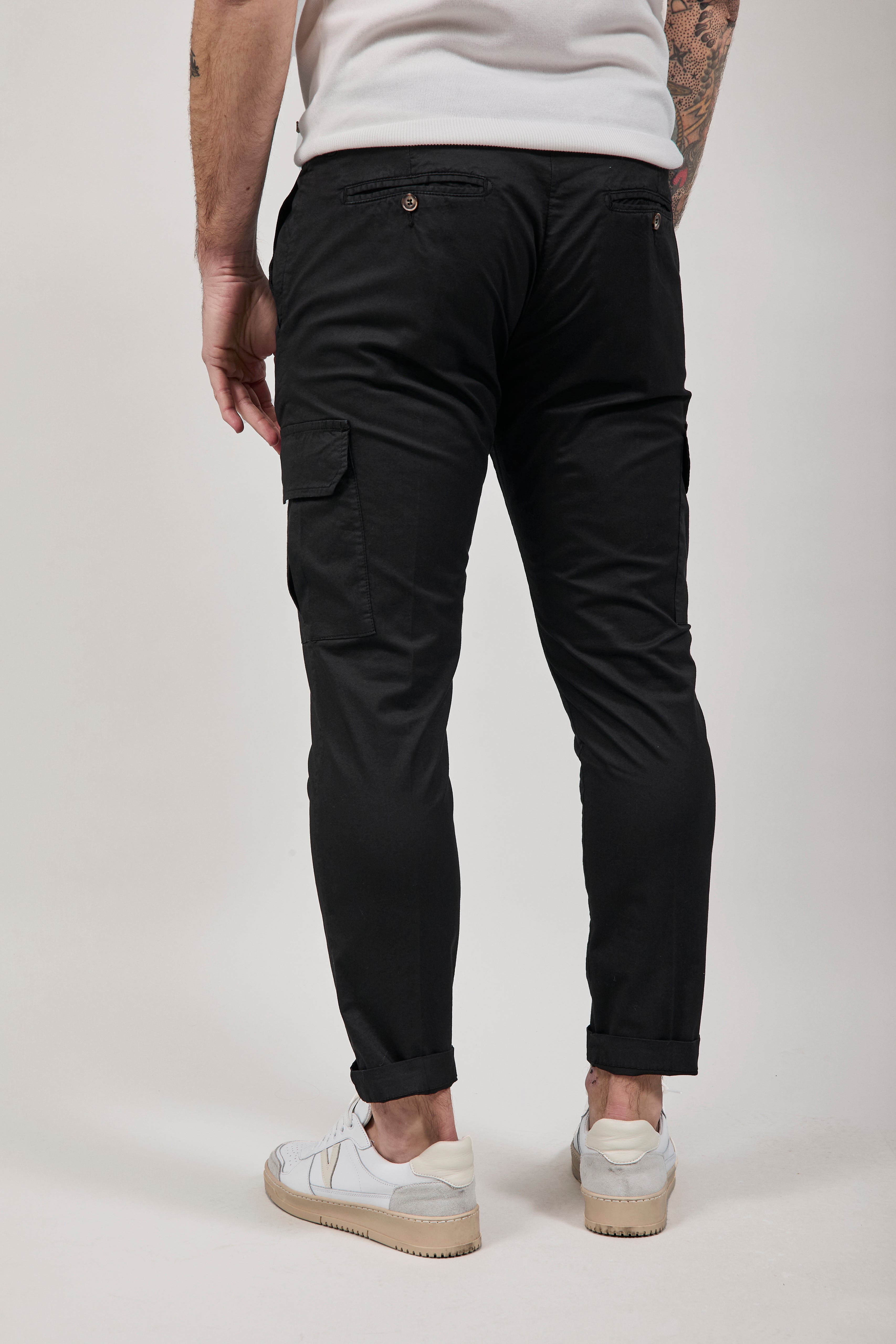 Pantalone Over-d Nero P05