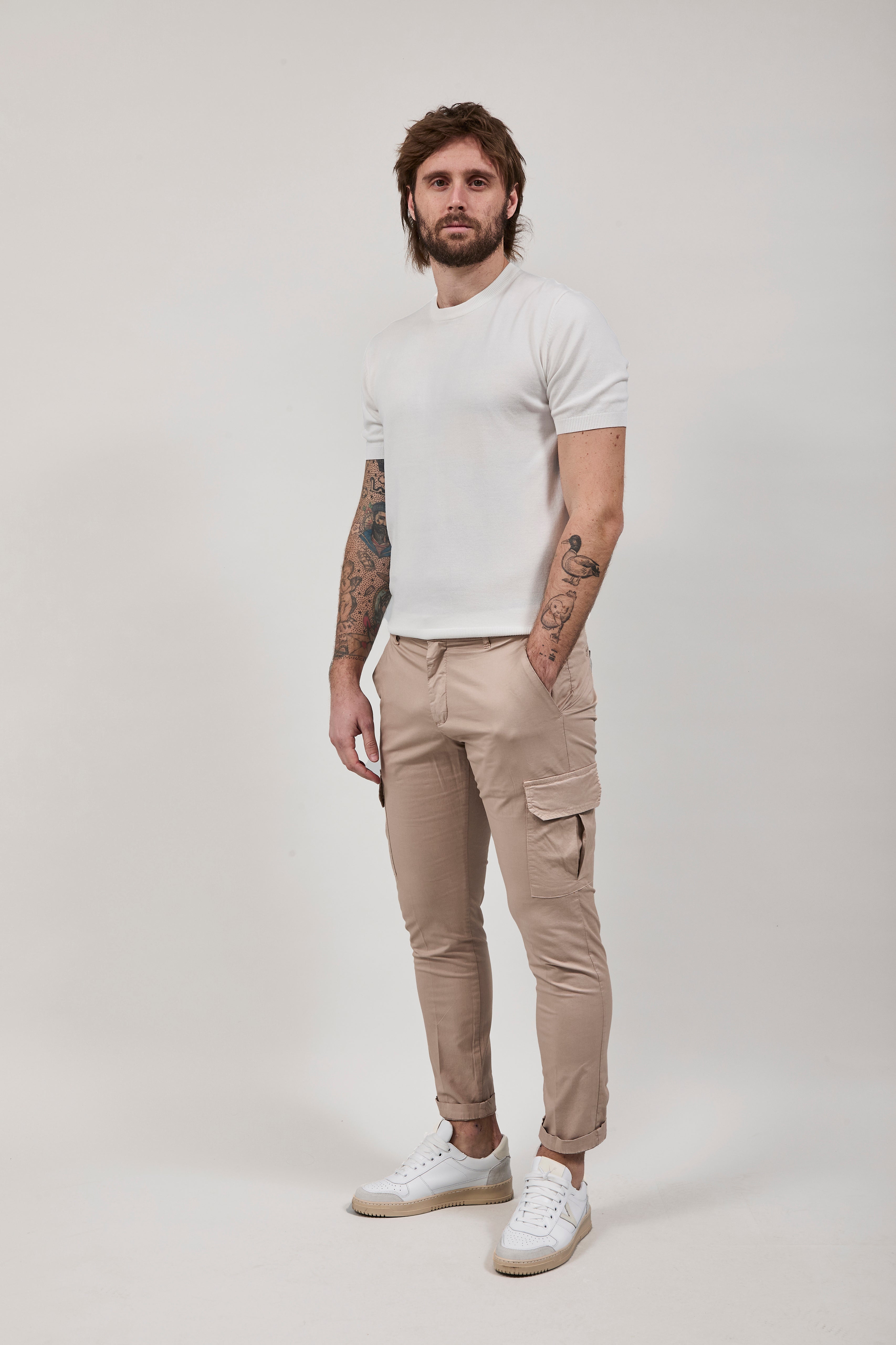 Pantalone Over-d Beige P05