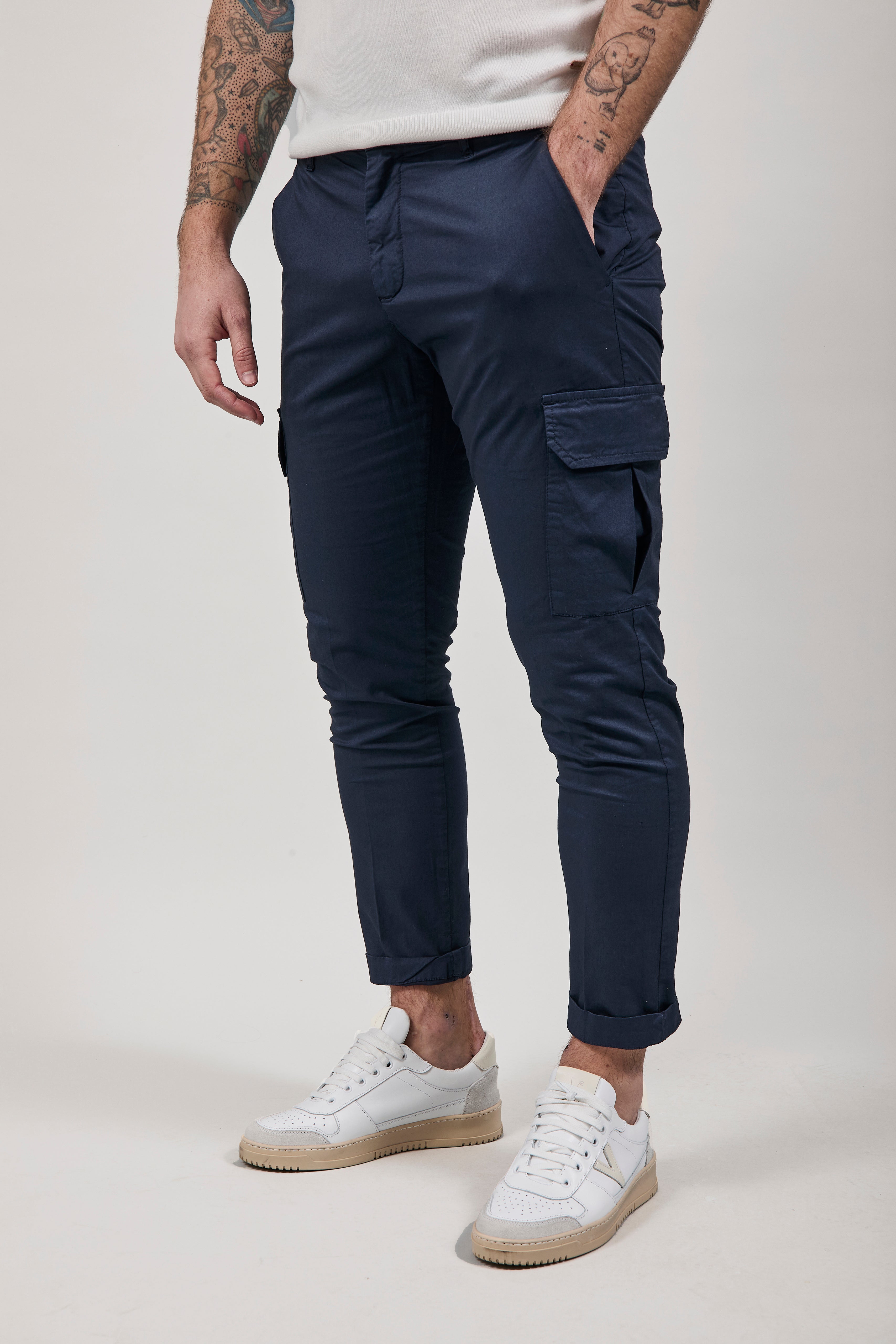 Pantalone Over-d Blu P05