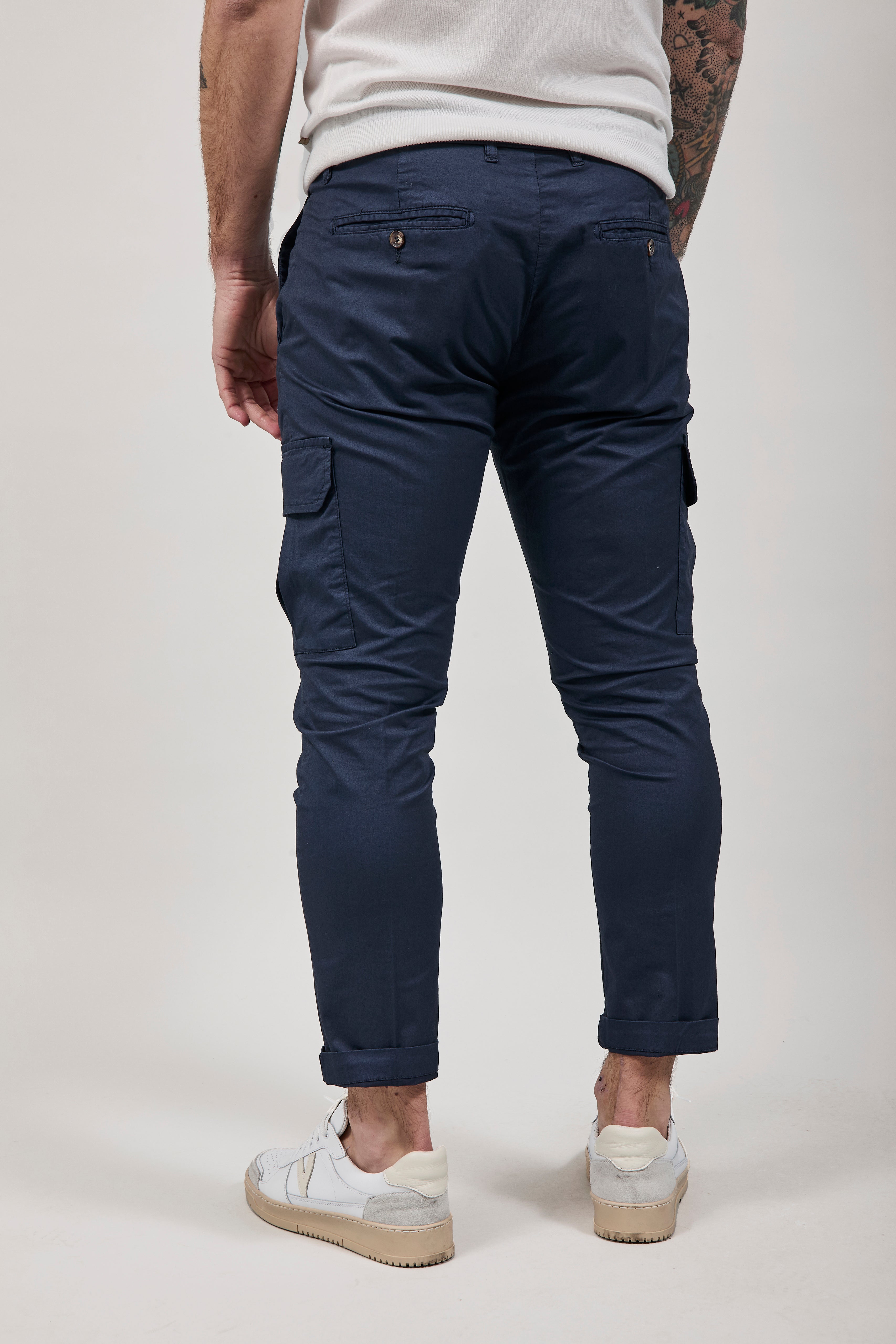 Pantalone Over-d Blu P05