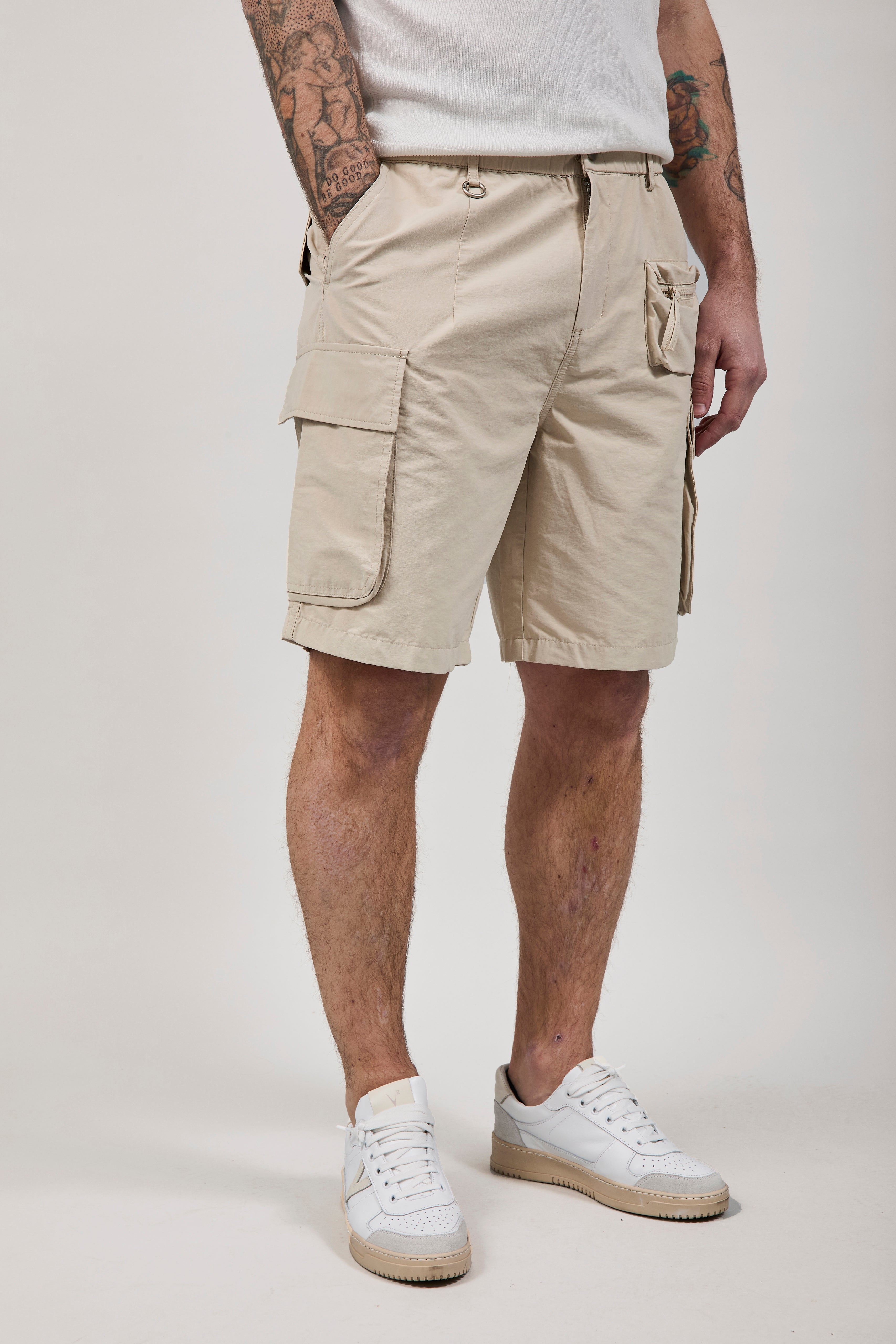 Bermuda Gianni Lupo Double Label Beige 102