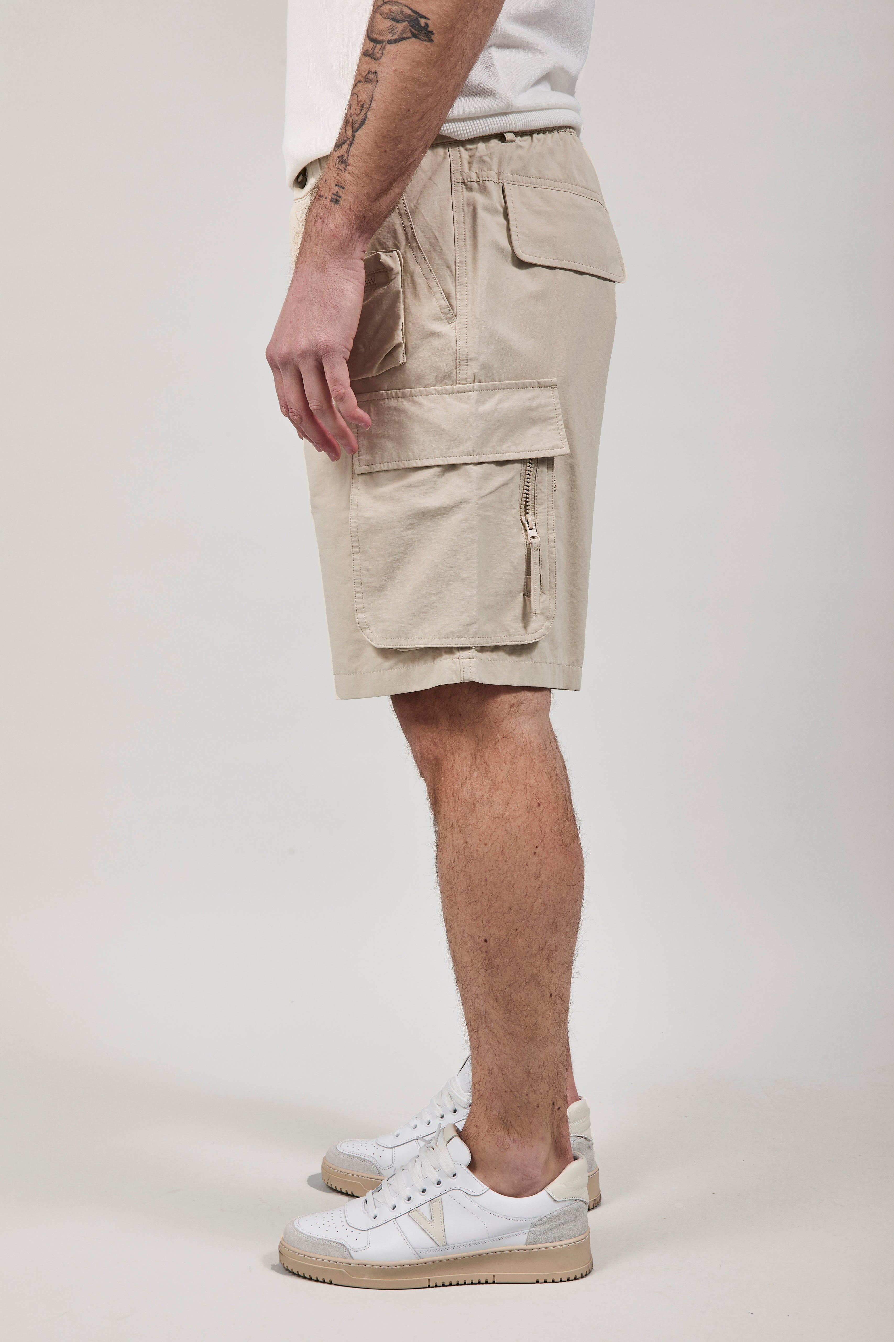 Bermuda Gianni Lupo Double Label Beige 102