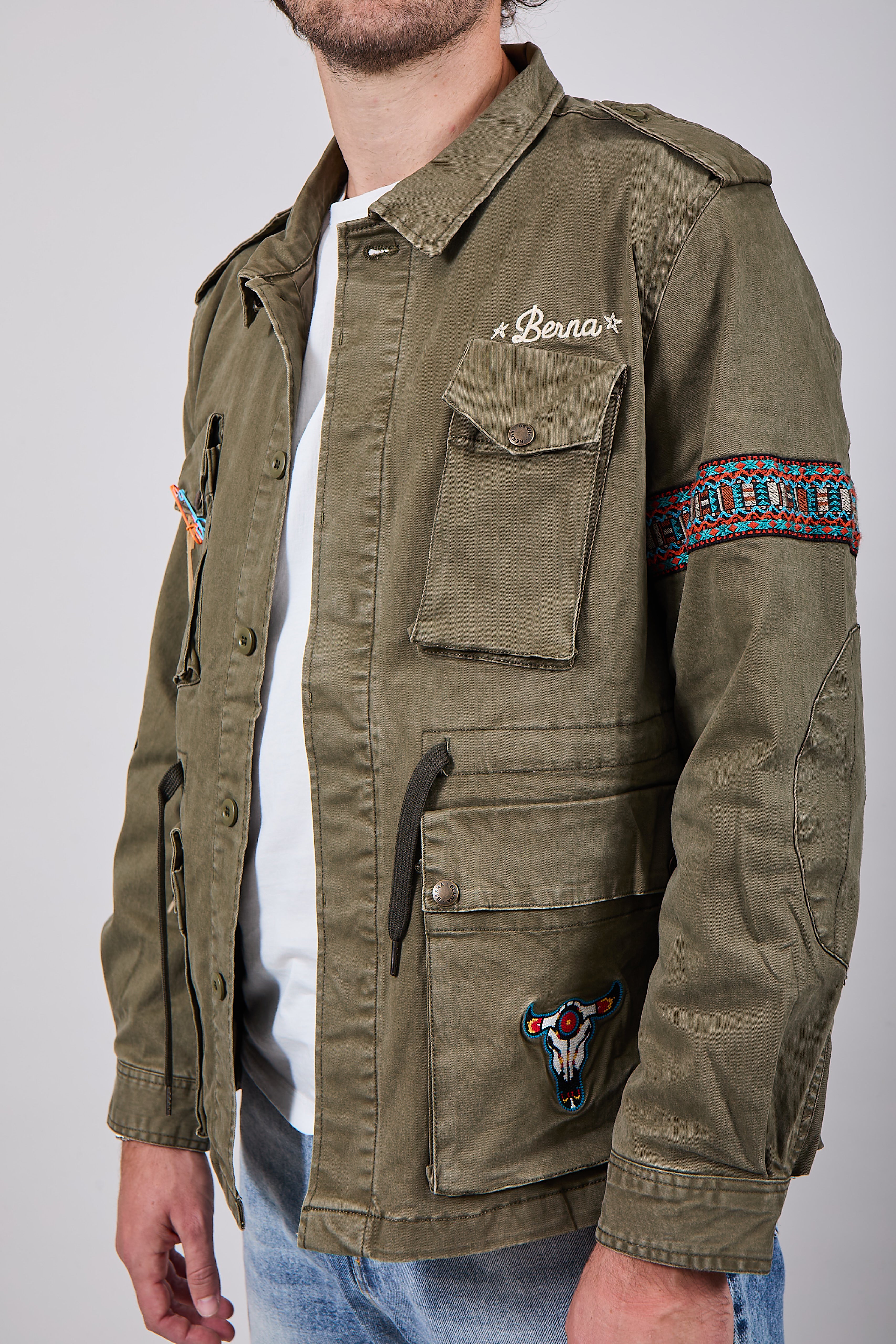 Field Jacket Berna Falco Verde (12230138167636)