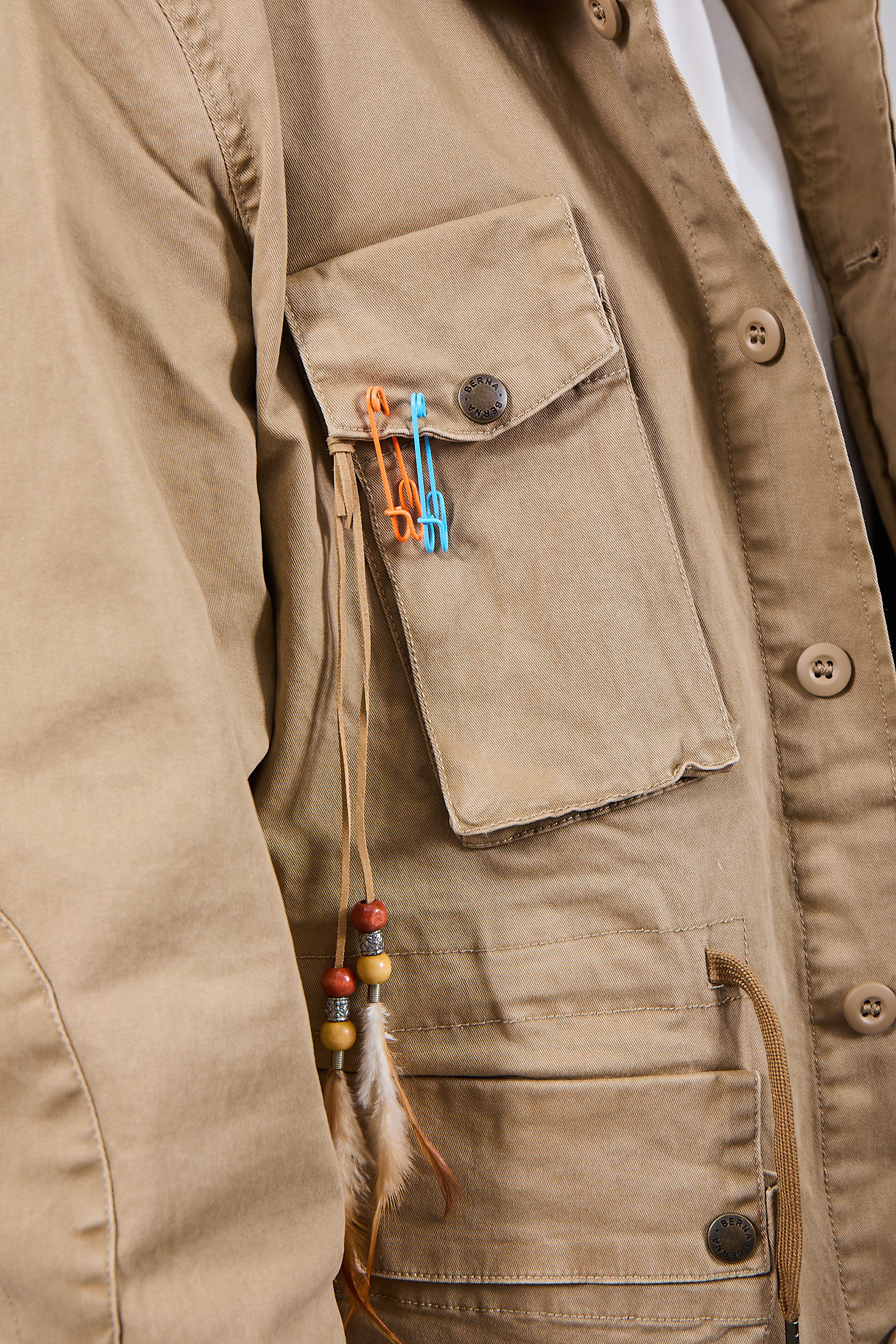 Field Jacket Berna Falco Beige (12230138265940)