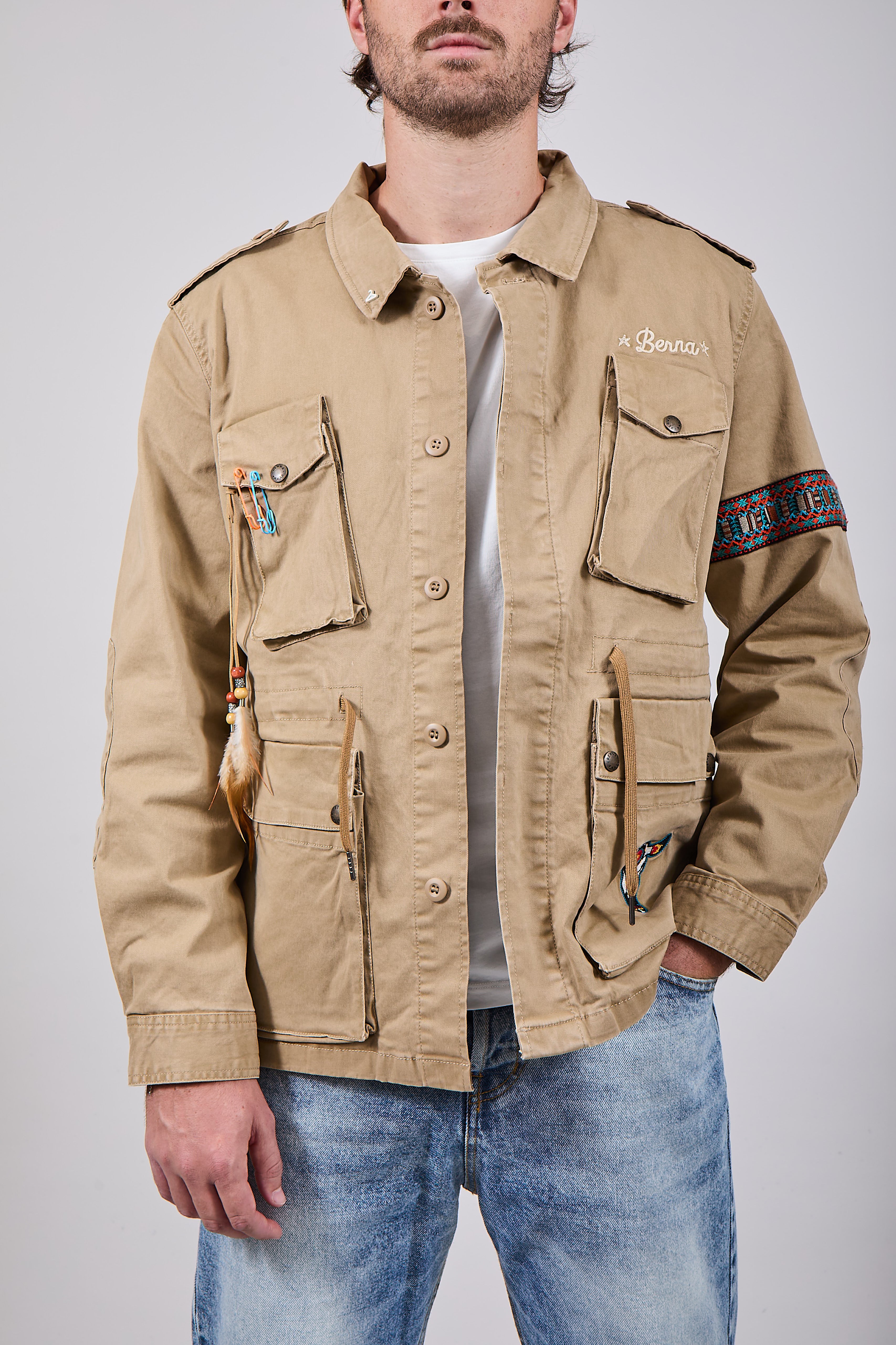 Field Jacket Berna Falco Beige (12230138265940)