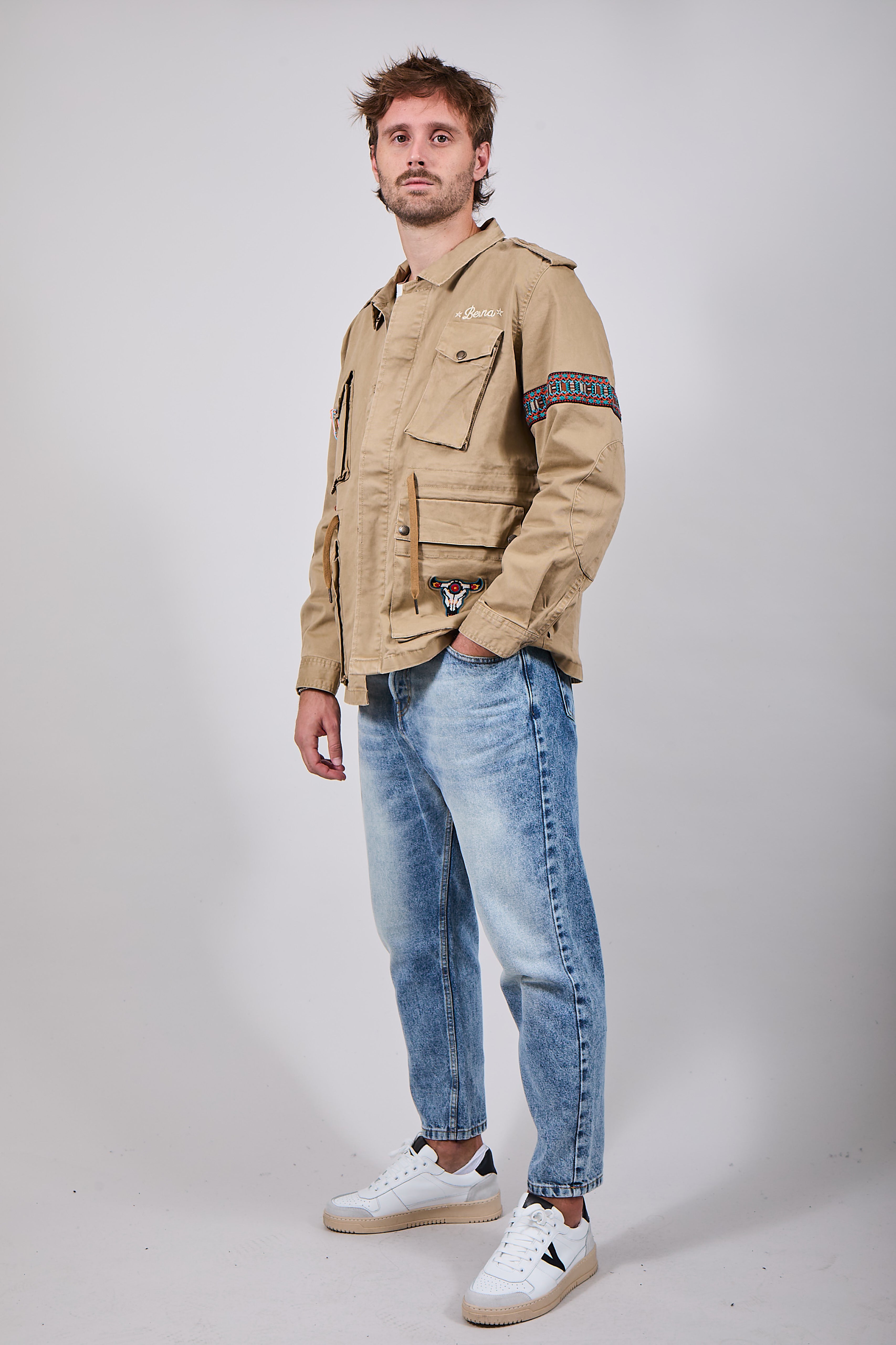 Field Jacket Berna Falco Beige (12230138265940)