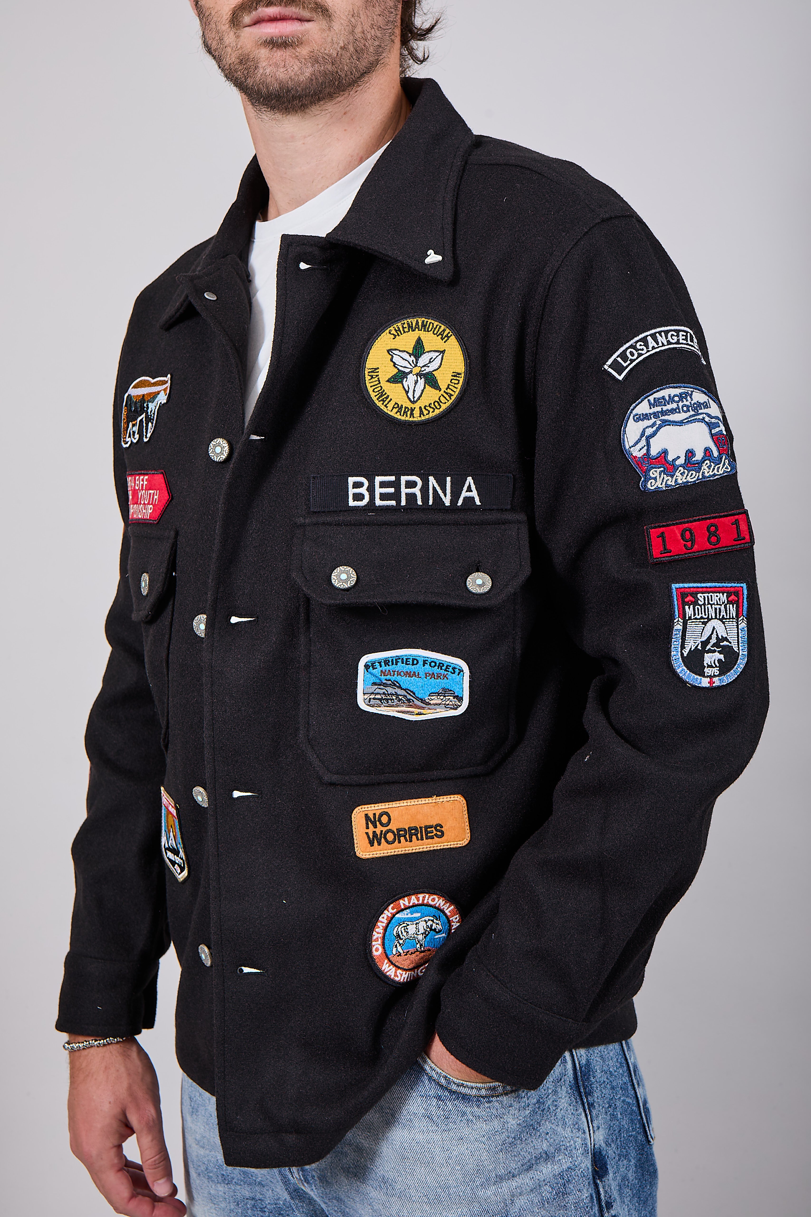 Giacchetto Berna Scout Nero (12236324045140)