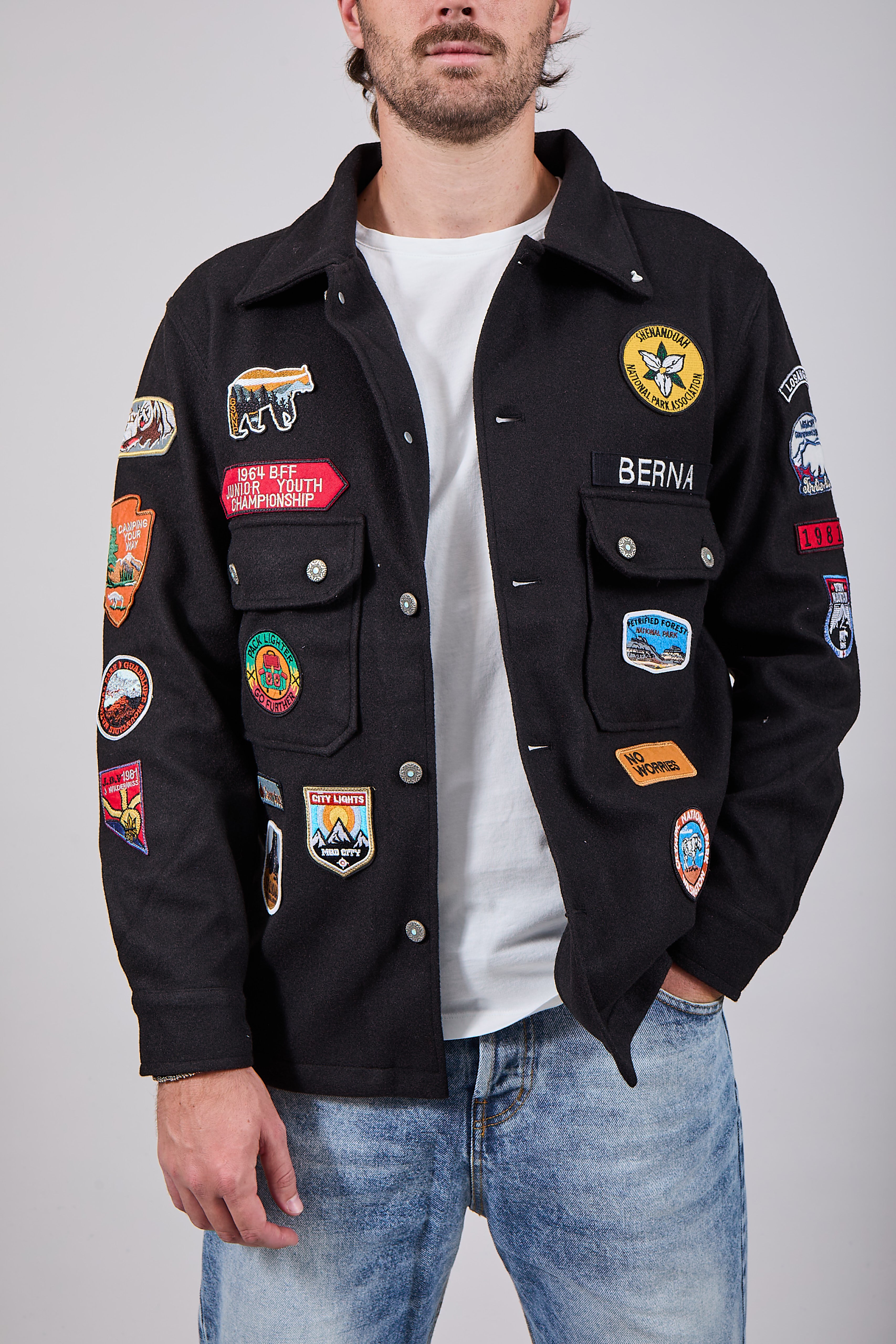 Giacchetto Berna Scout Nero (12236324045140)
