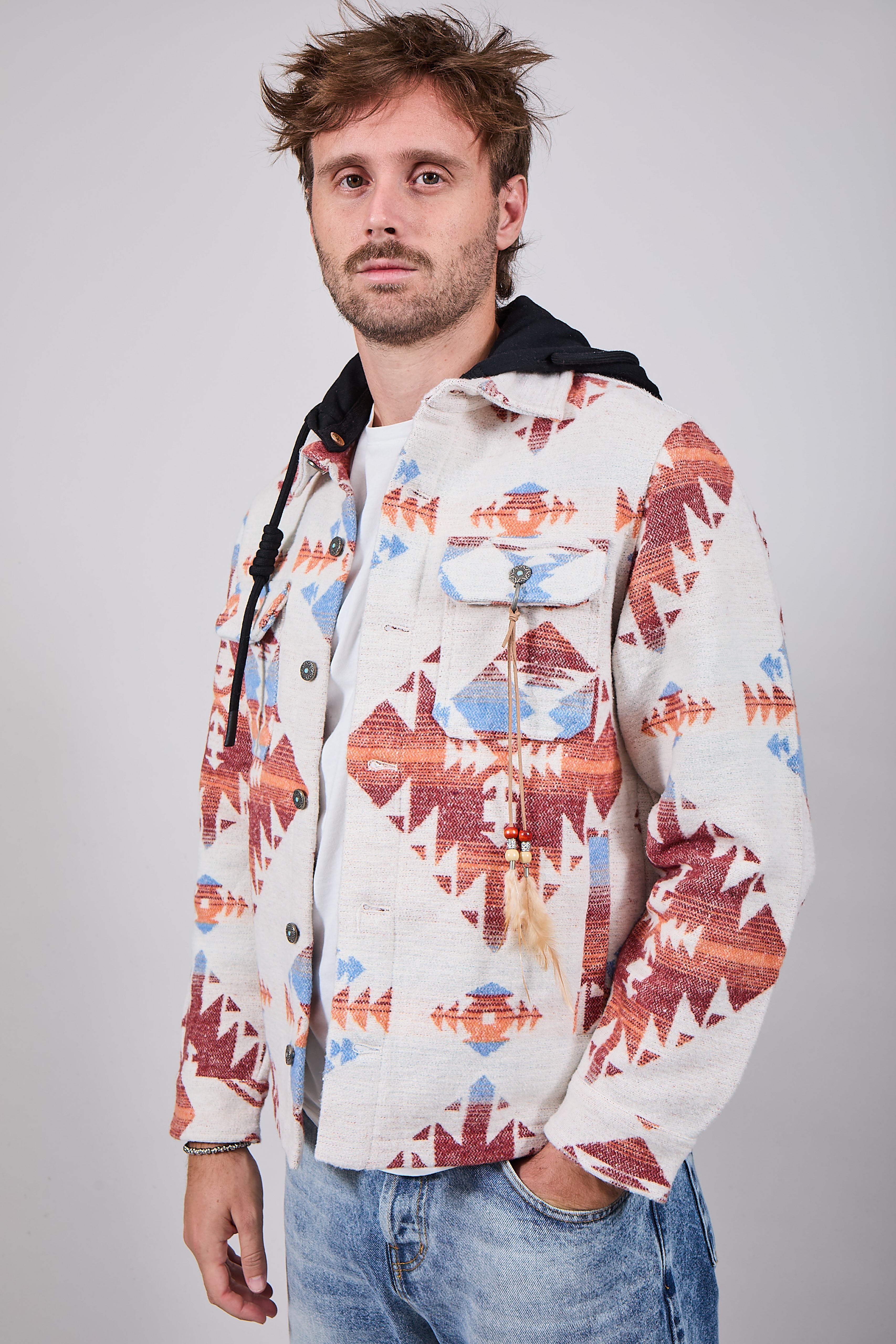 Overshirt Berna Cappuccio Azteco 275 (12235491901780)