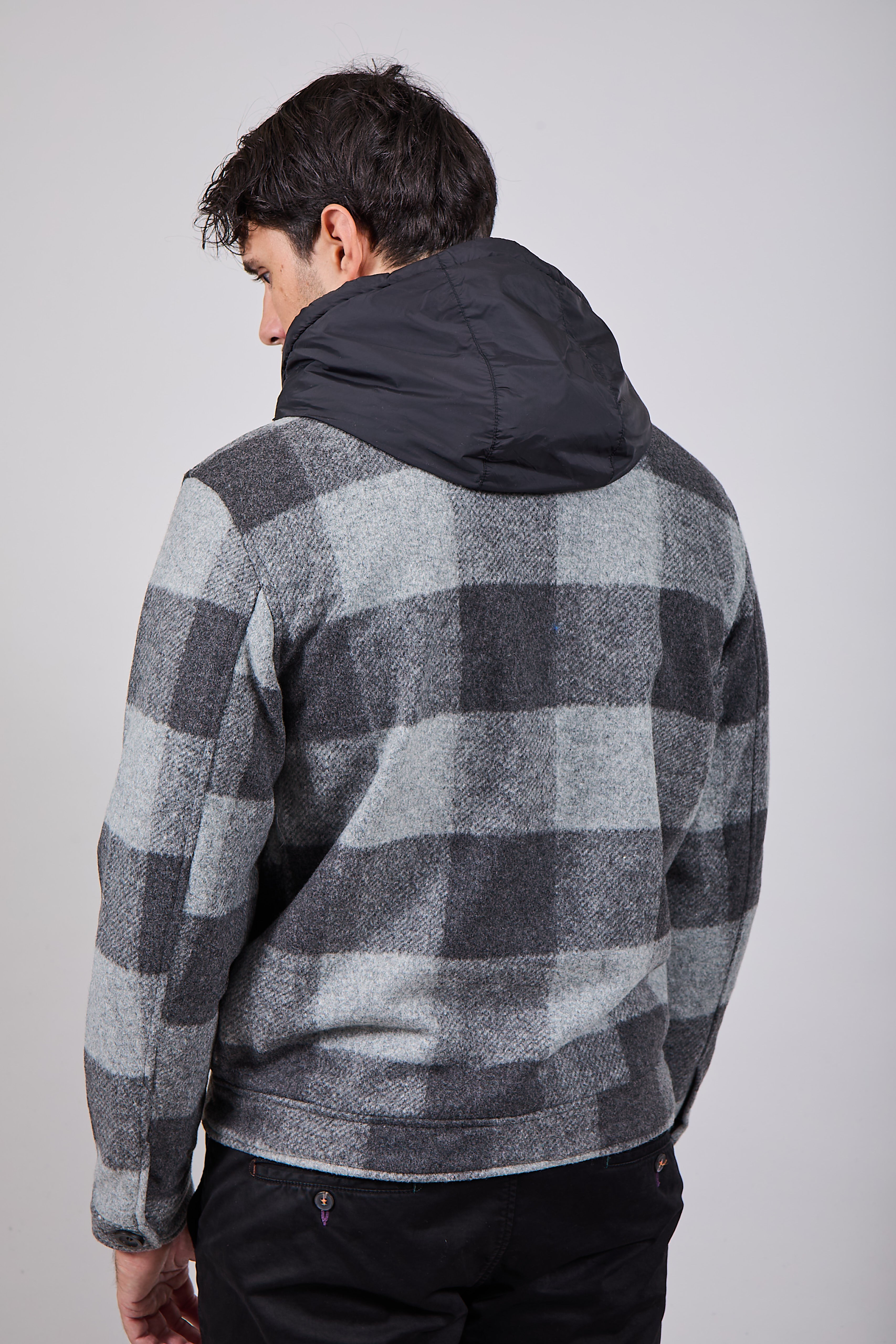 Giubbino Gianni Lupo Quadri Black 359 (12290062188884)