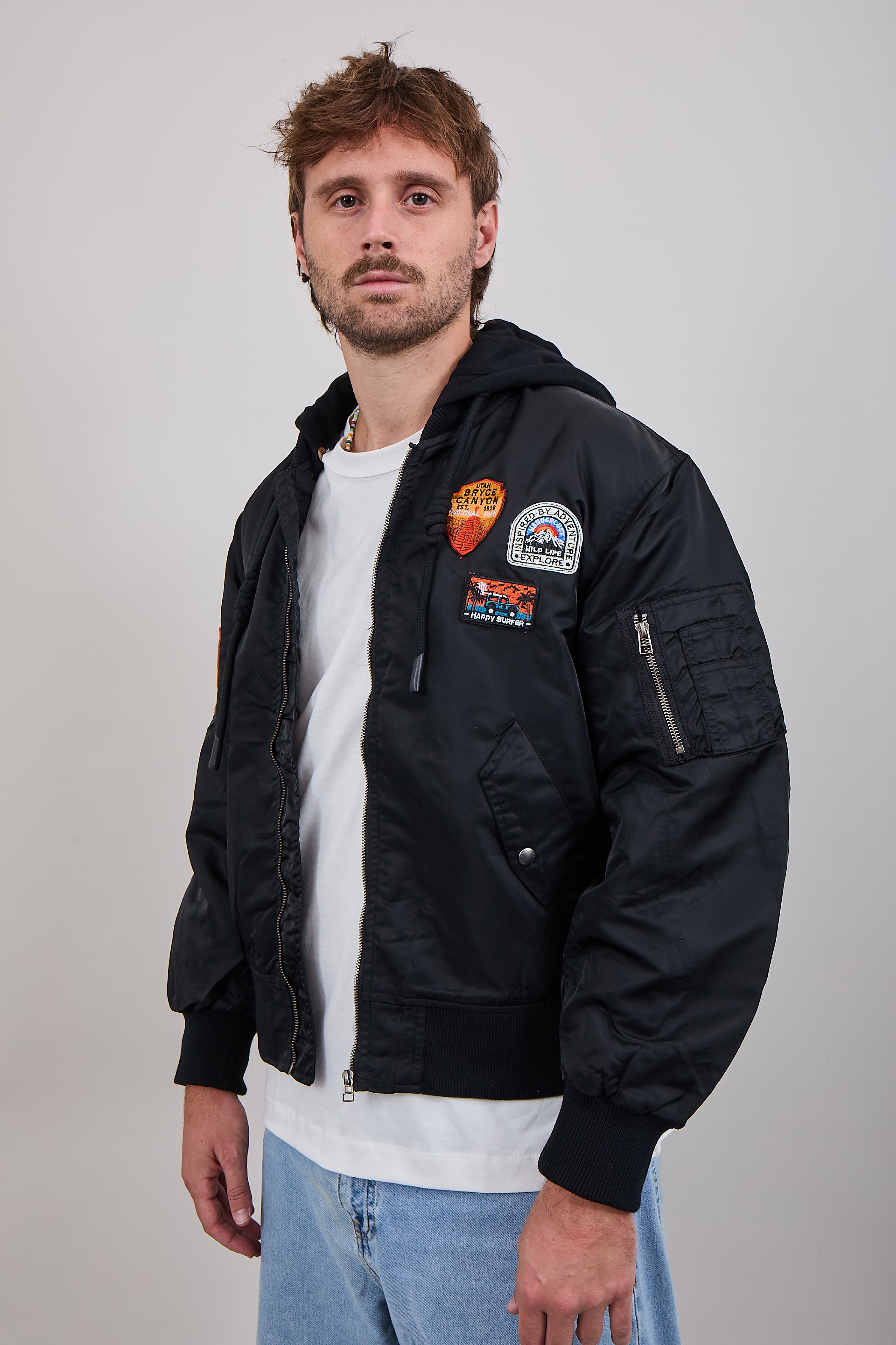Bomber Berna Patch Nero (12300264931668)