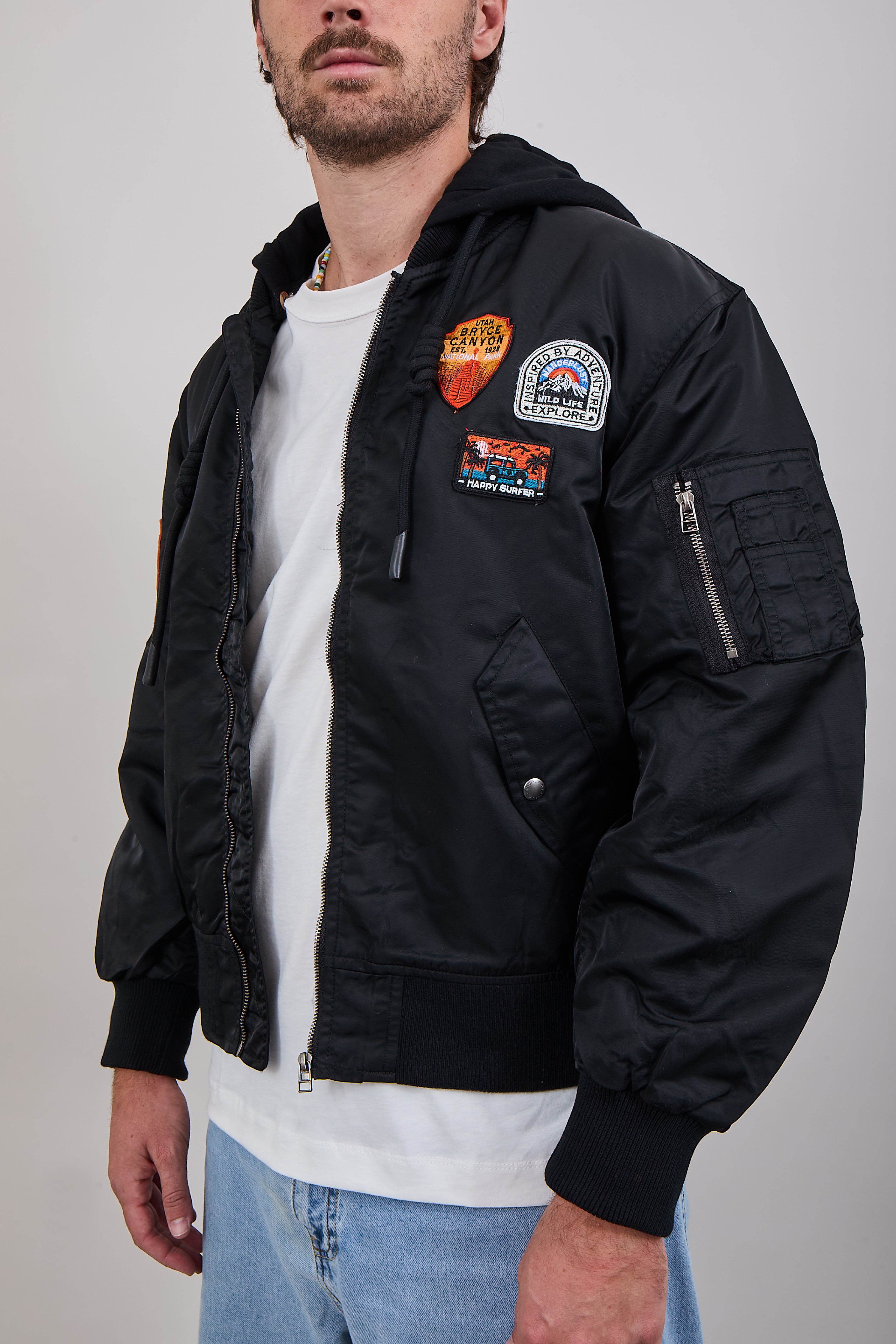 Bomber Berna Patch Nero (12300264931668)