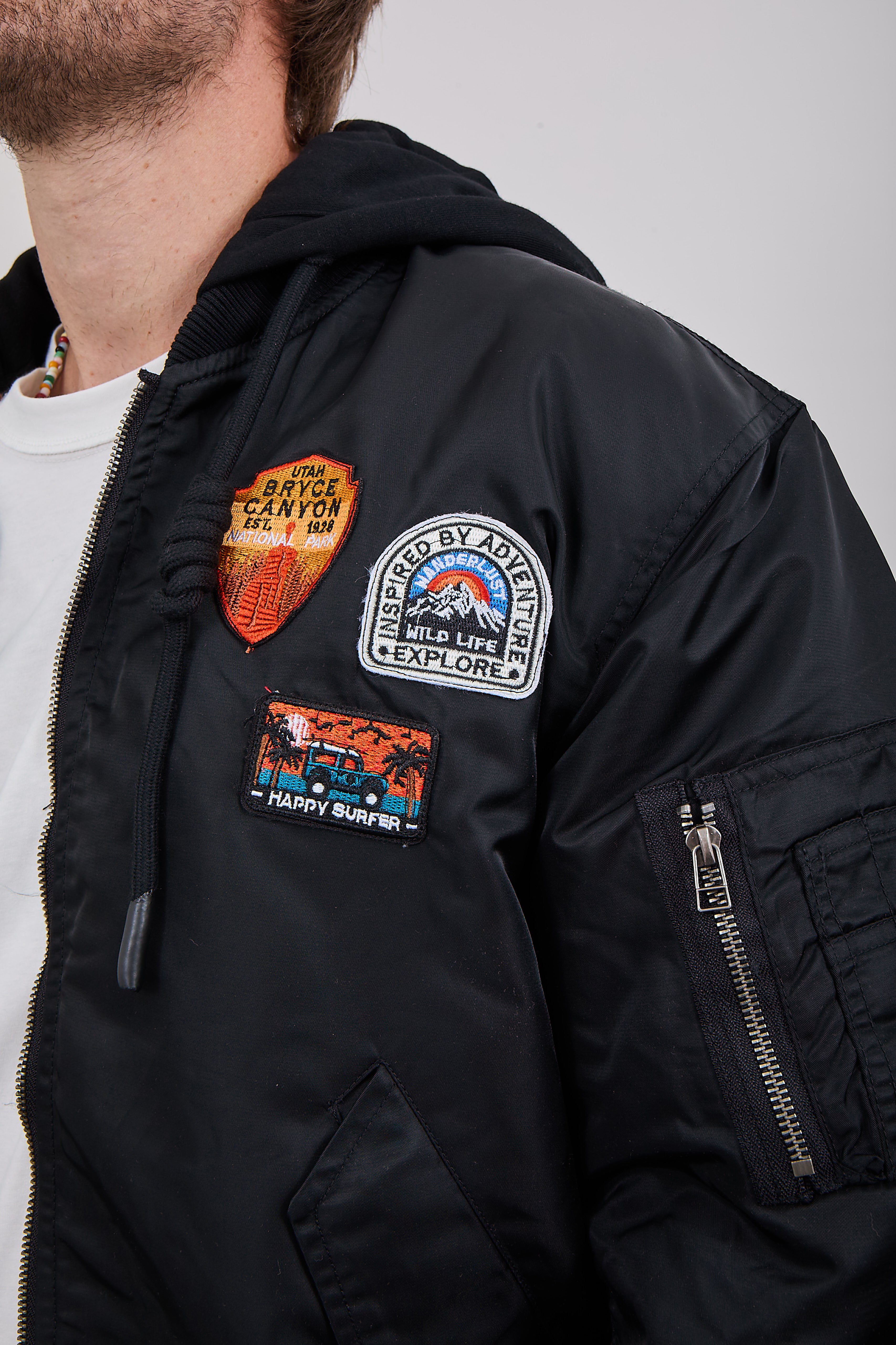 Bomber Berna Patch Nero (12300264931668)