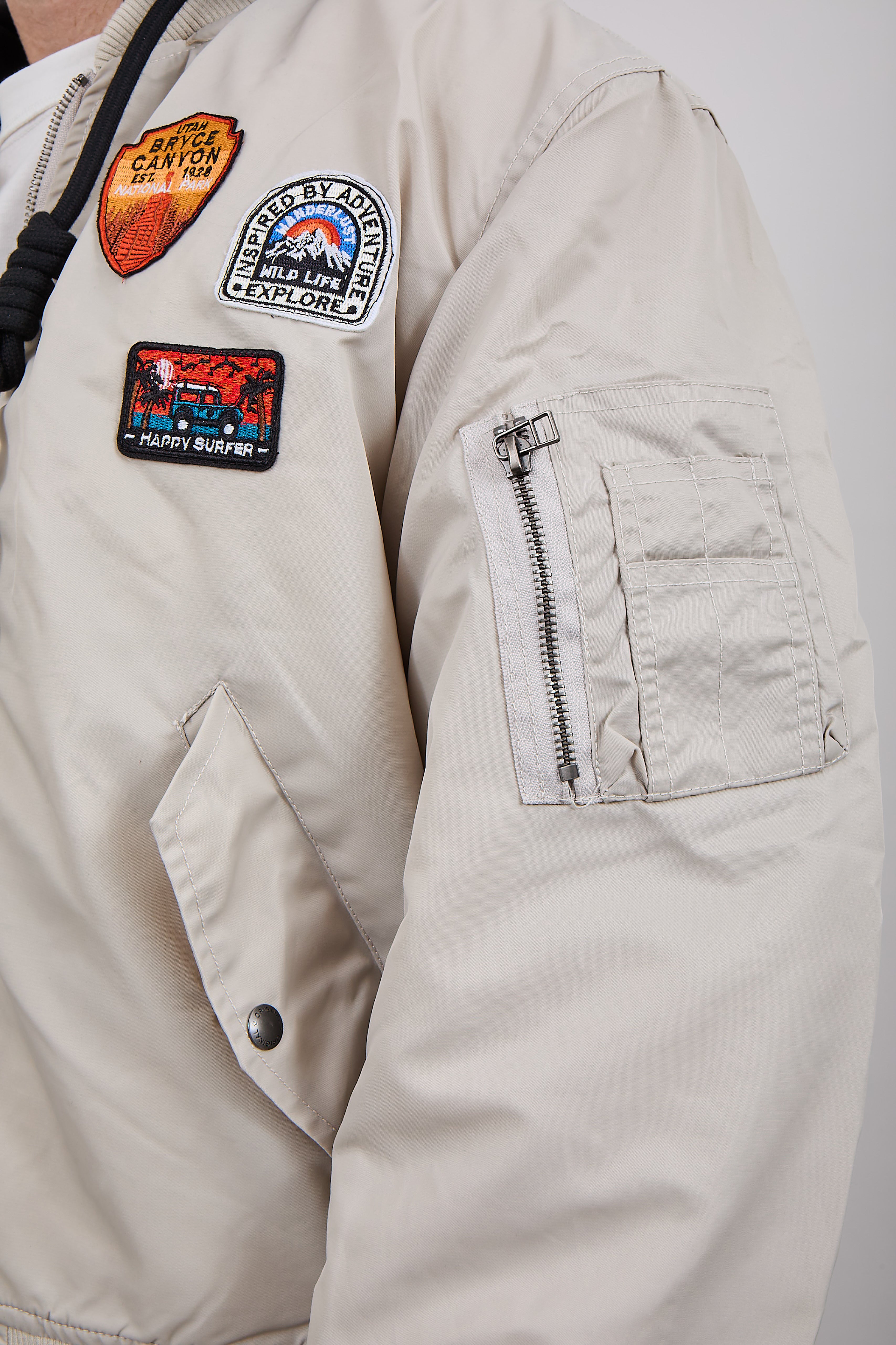Bomber Berna Patch Beige (12300263588180)