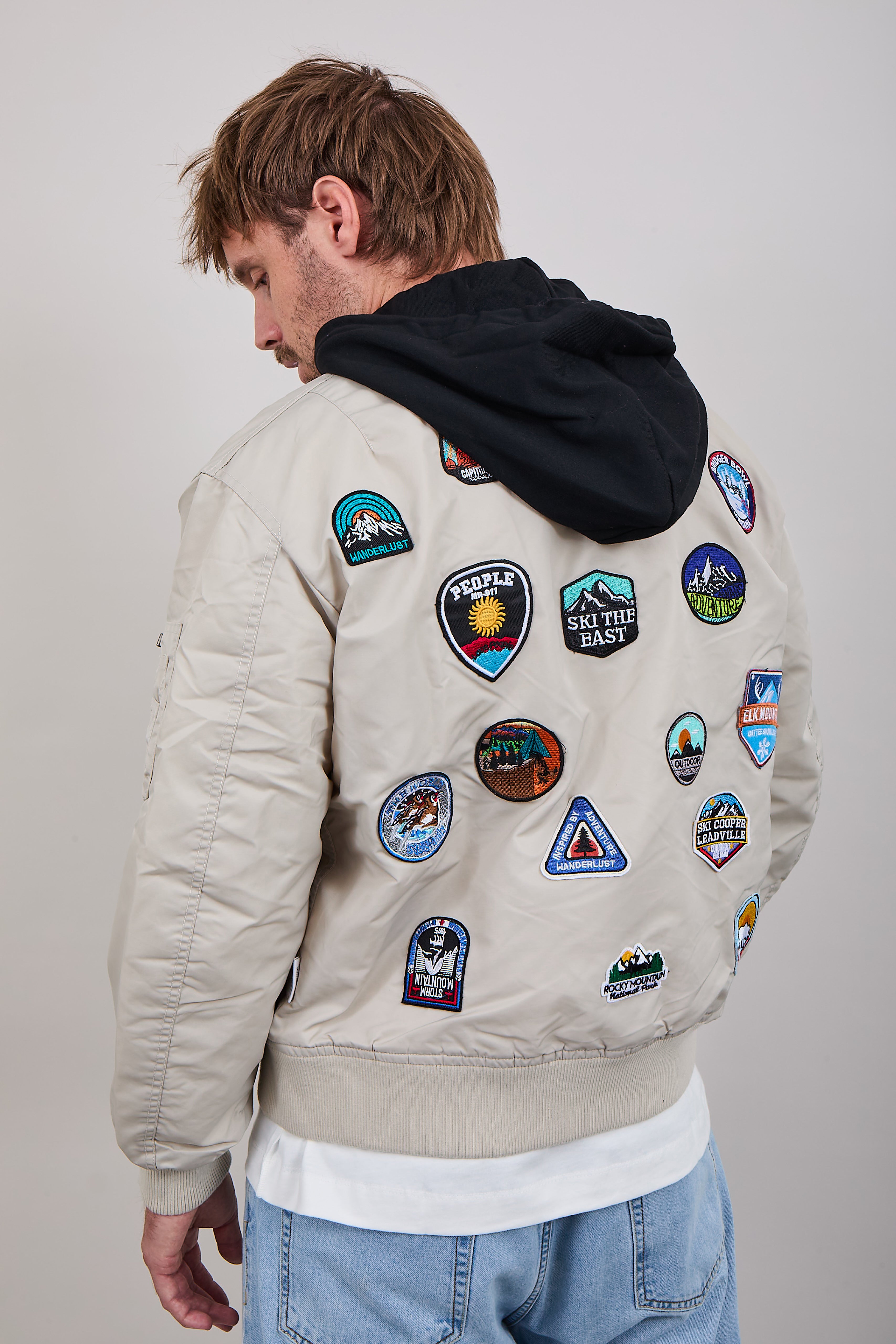 Bomber Berna Patch Beige (12300263588180)