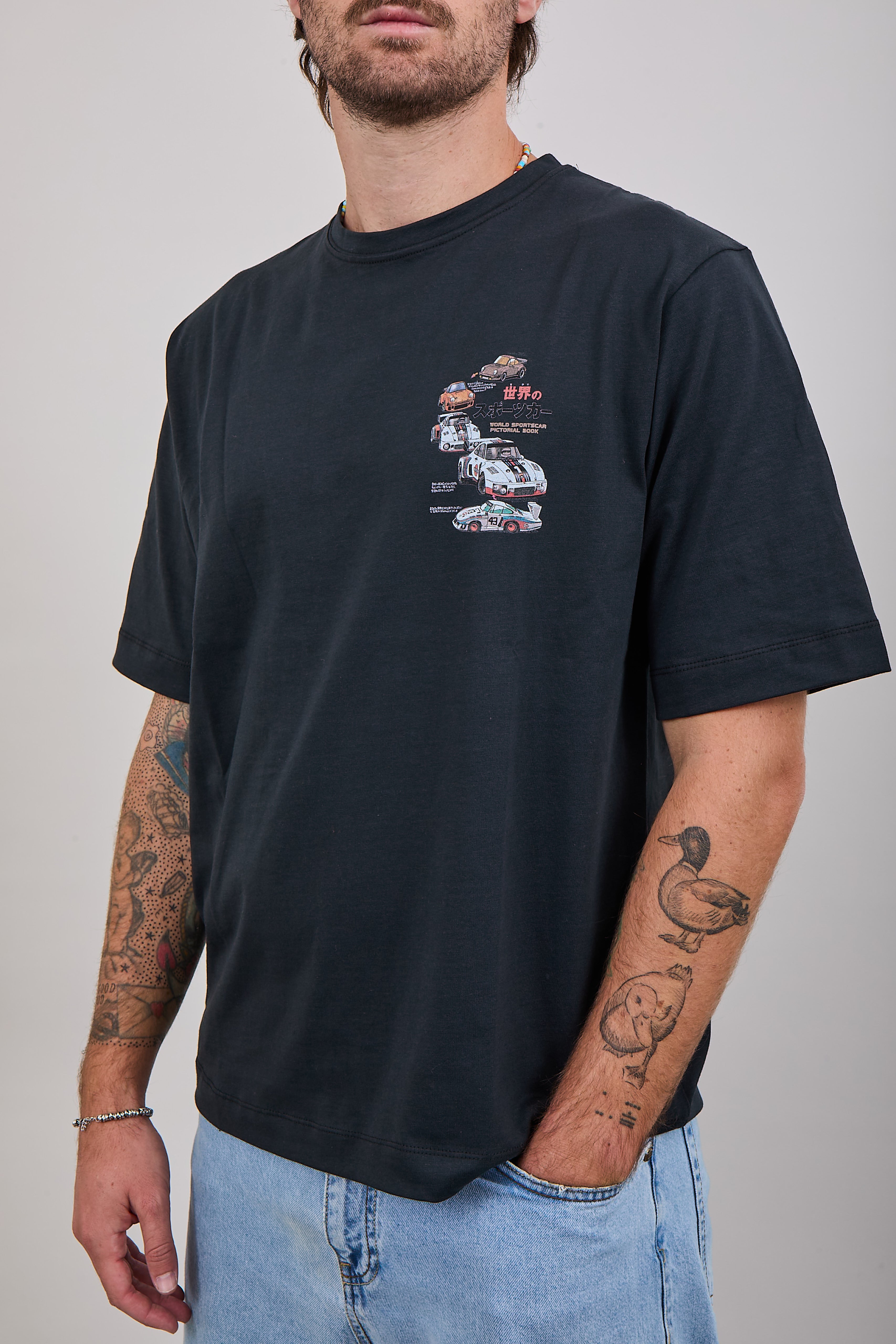 T-shirt Berna Cars 2 Piombo (12300342329684)