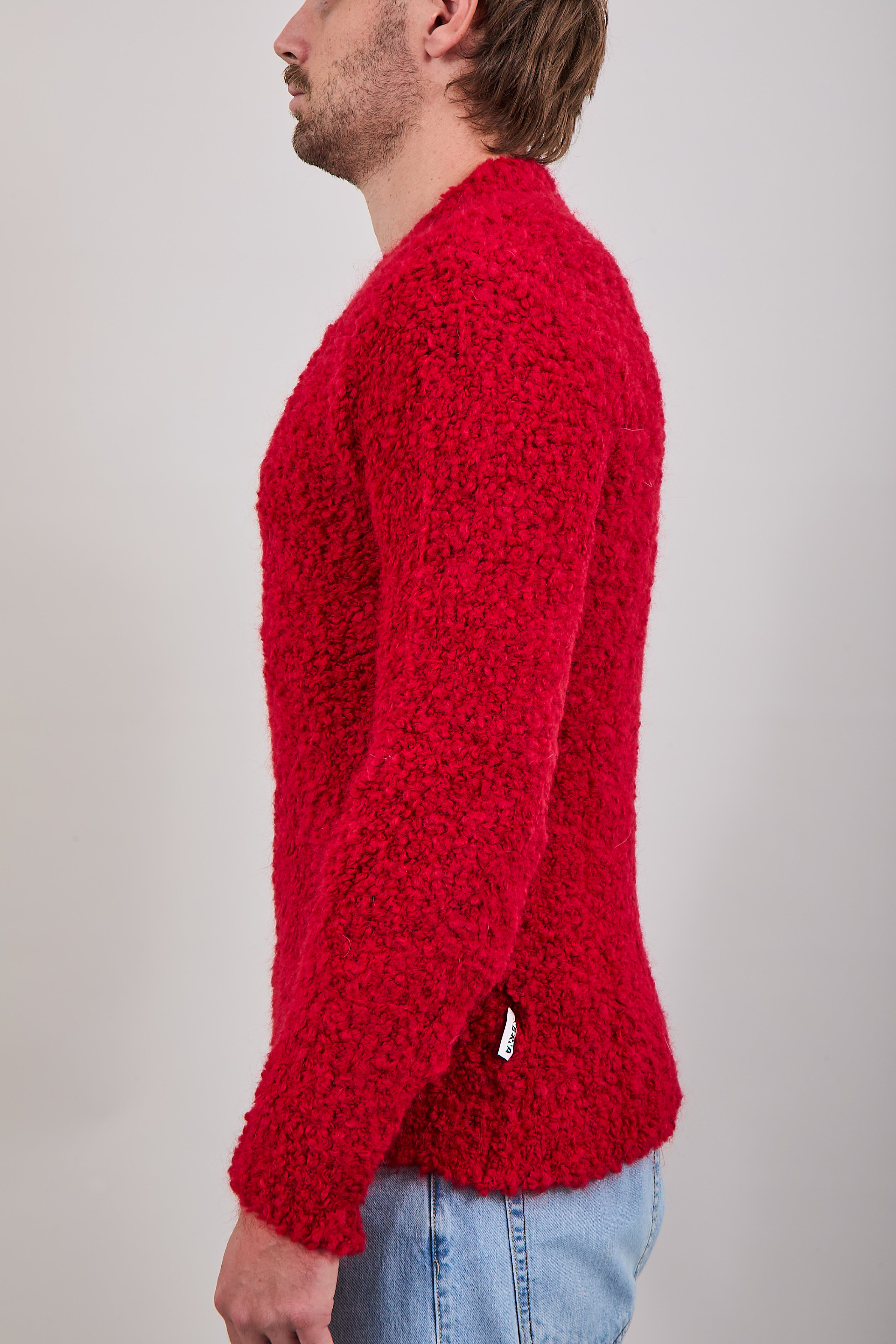 Girocollo Berna Bouclé Rosso 035 (12300106039636)