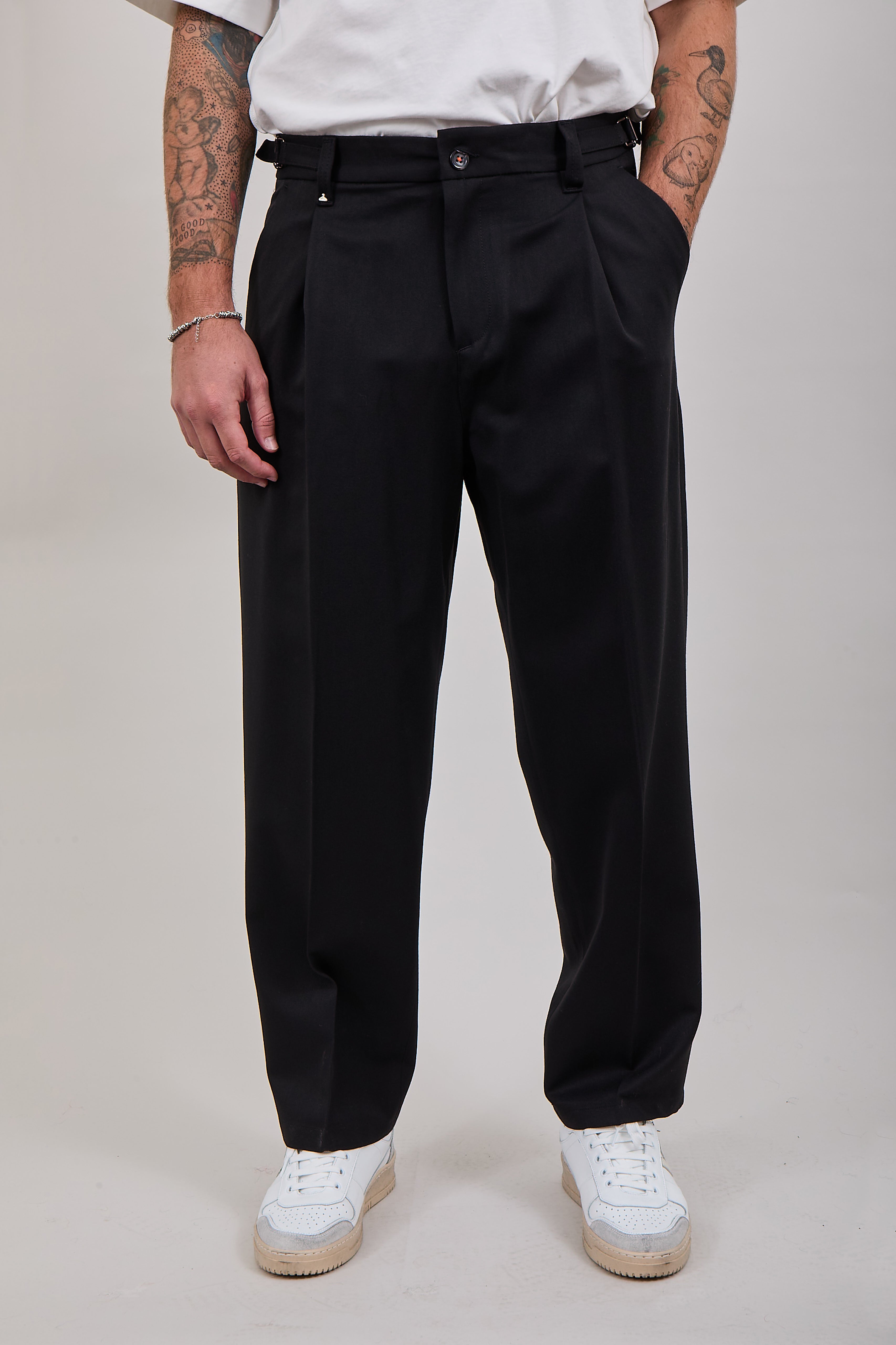 Pantalone Berna Palazzo Nero 128 (12300450398548)