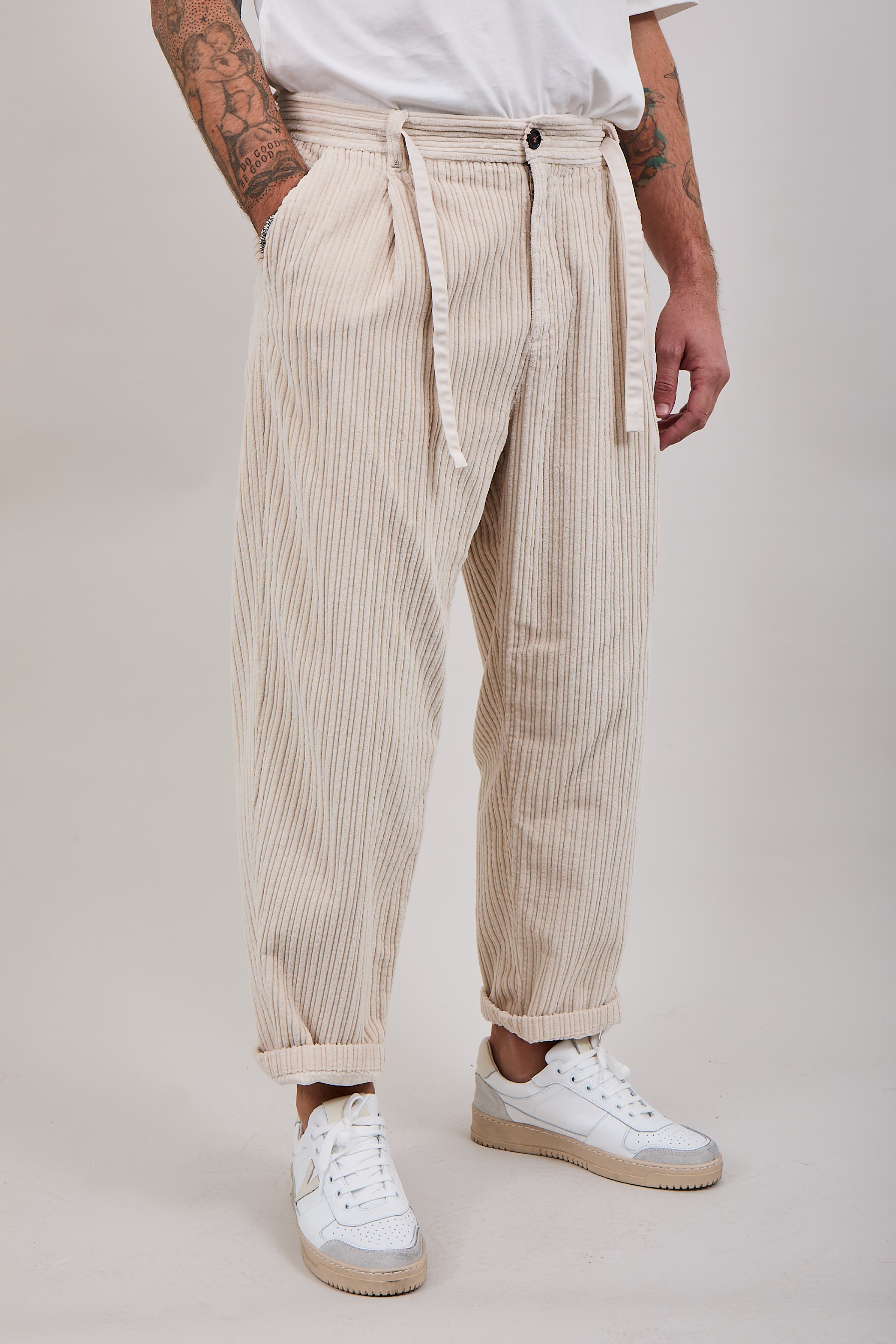 Pantalone Berna Velluto Panna 116 (12300225642836)