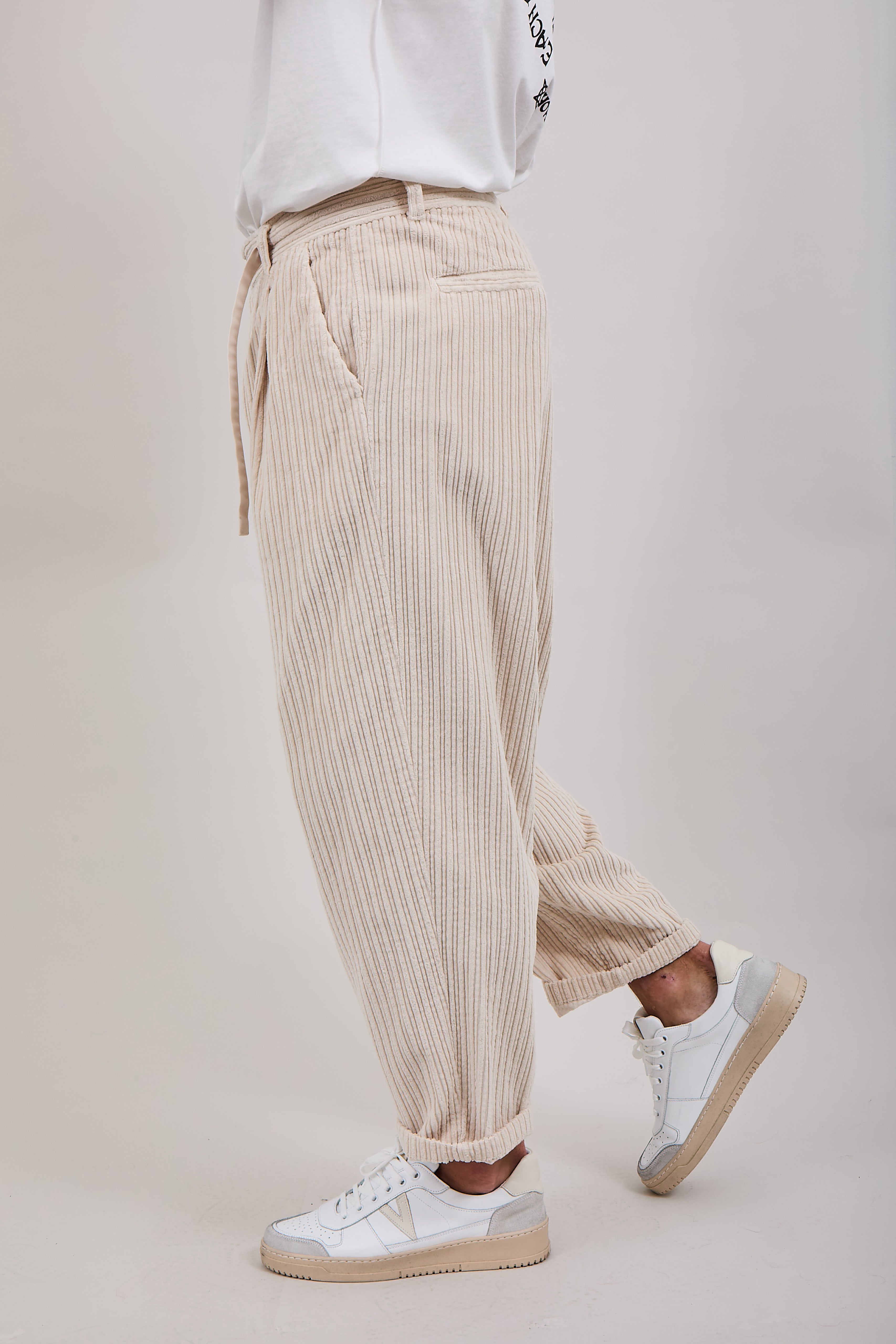 Pantalone Berna Velluto Panna 116 (12300225642836)