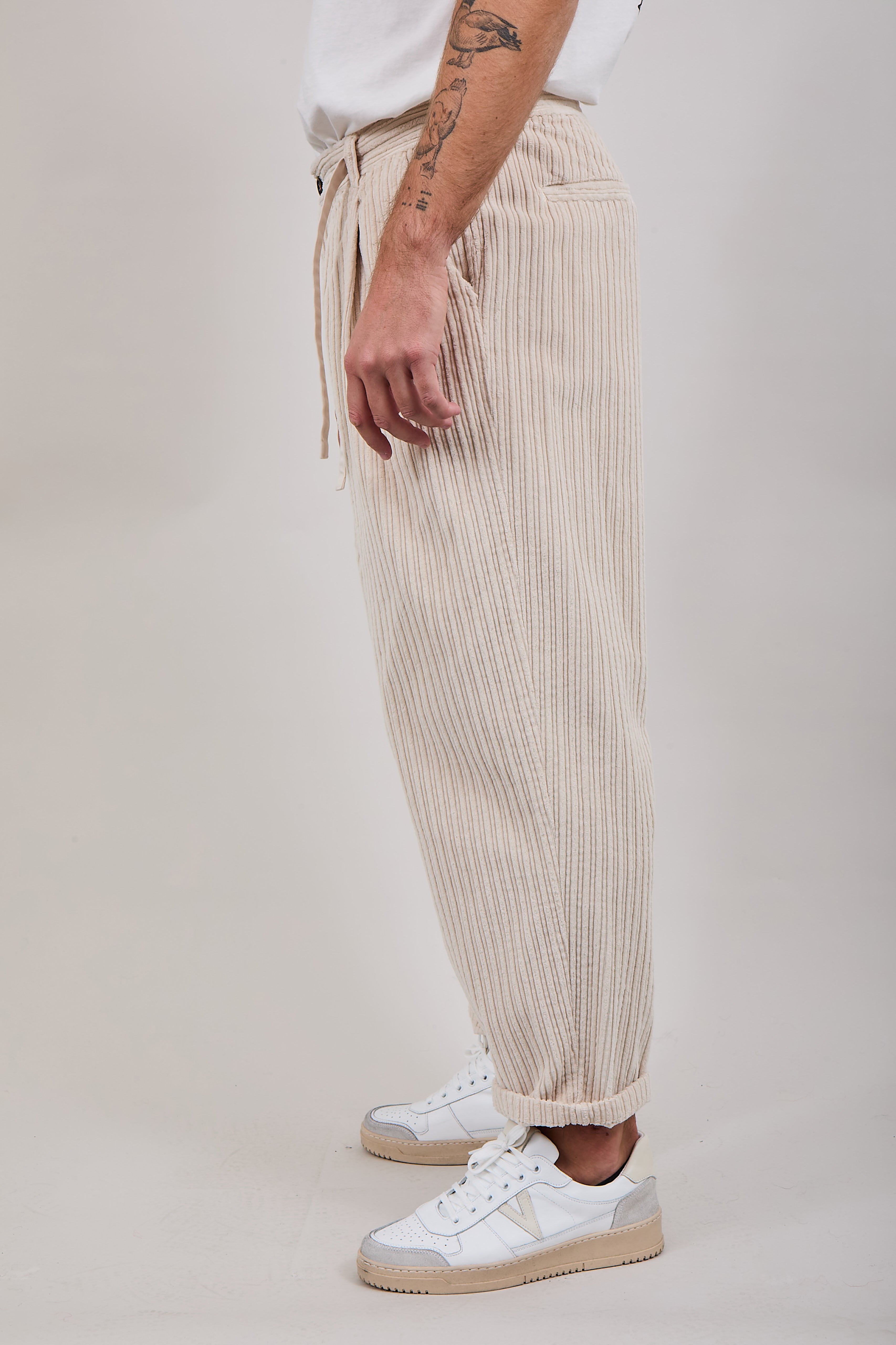 Pantalone Berna Velluto Panna 116 (12300225642836)