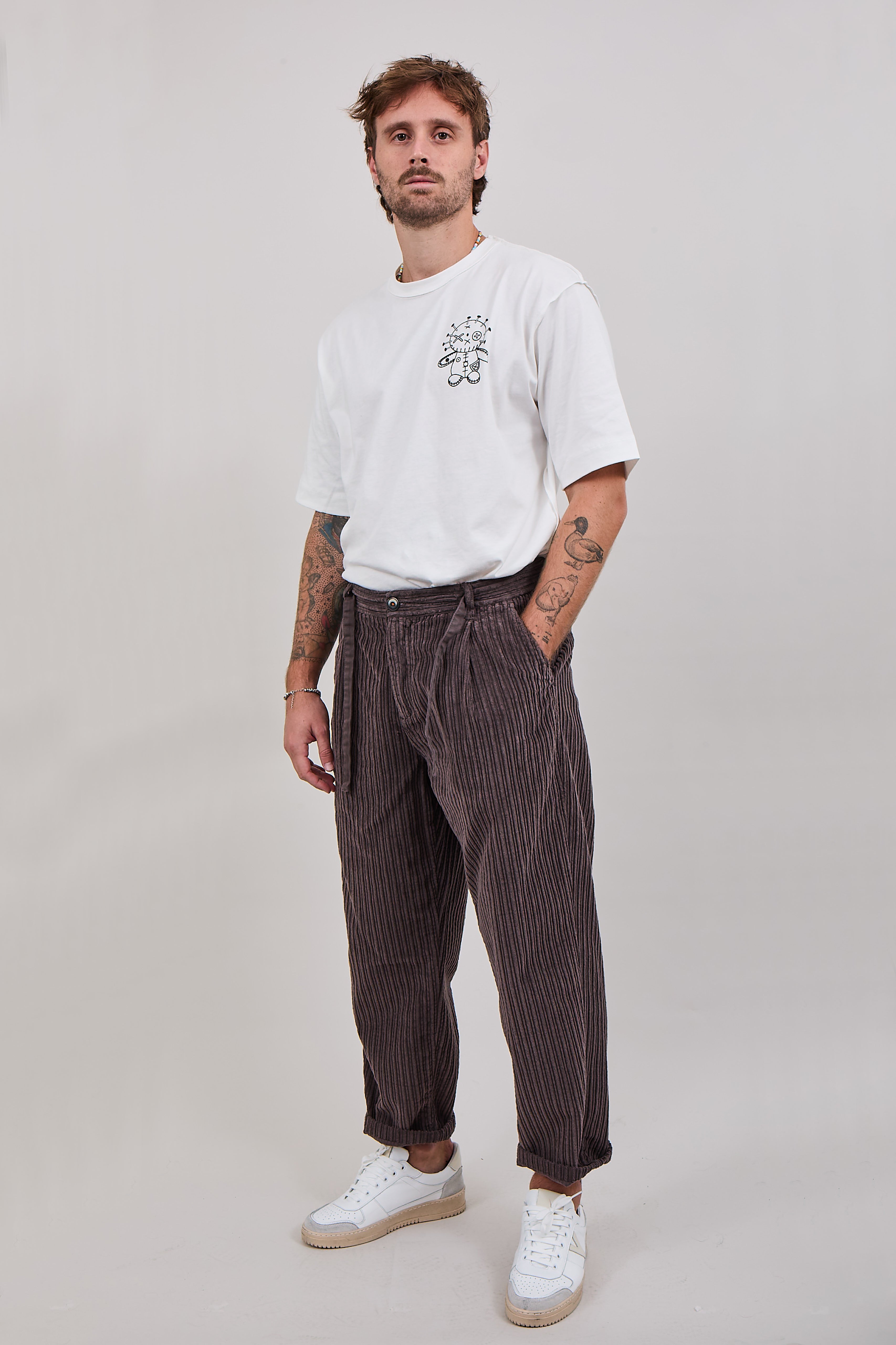 Pantalone Berna Velluto Castagna 116 (12300222529876)